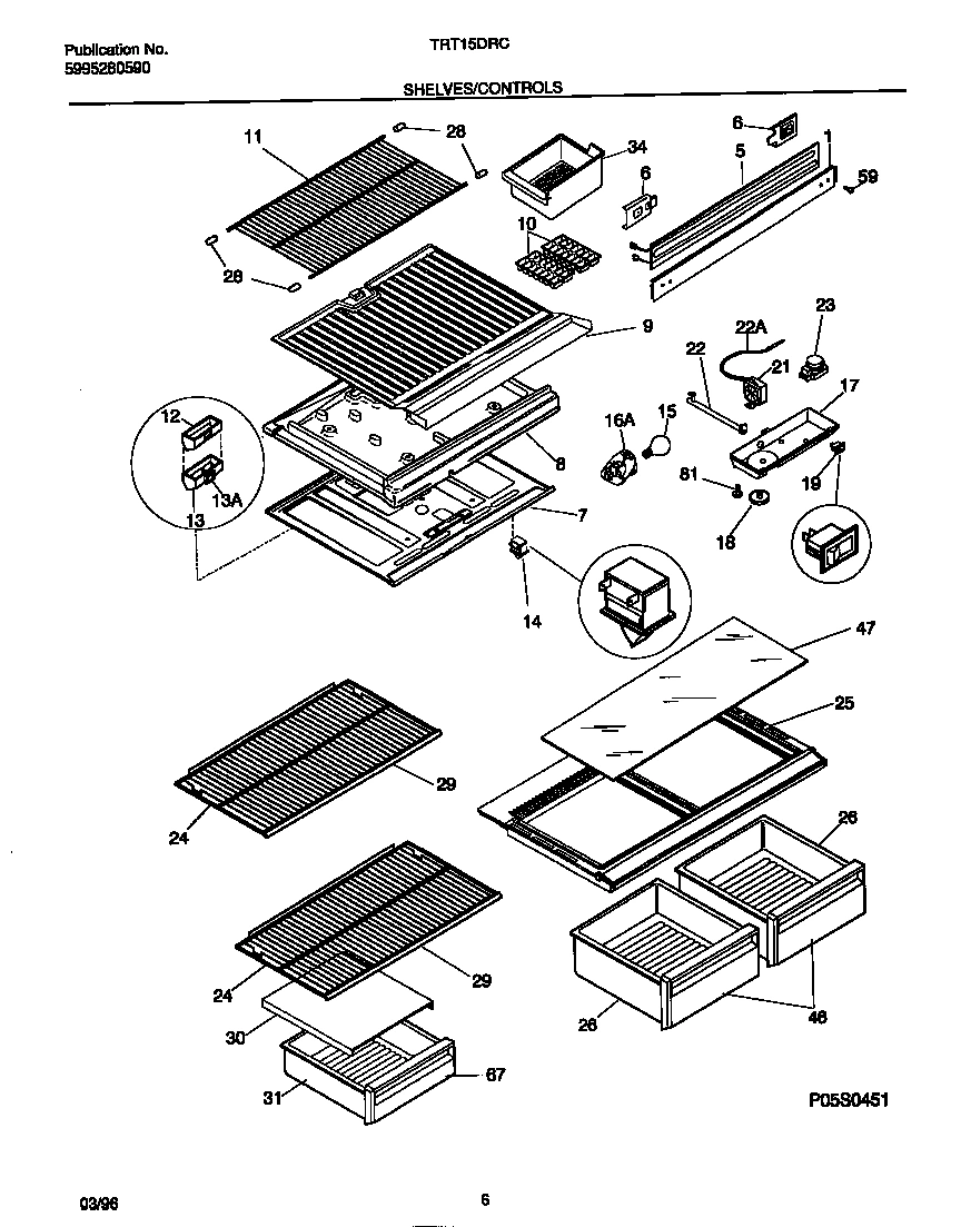 04 - SHELVES/CONTROLS
