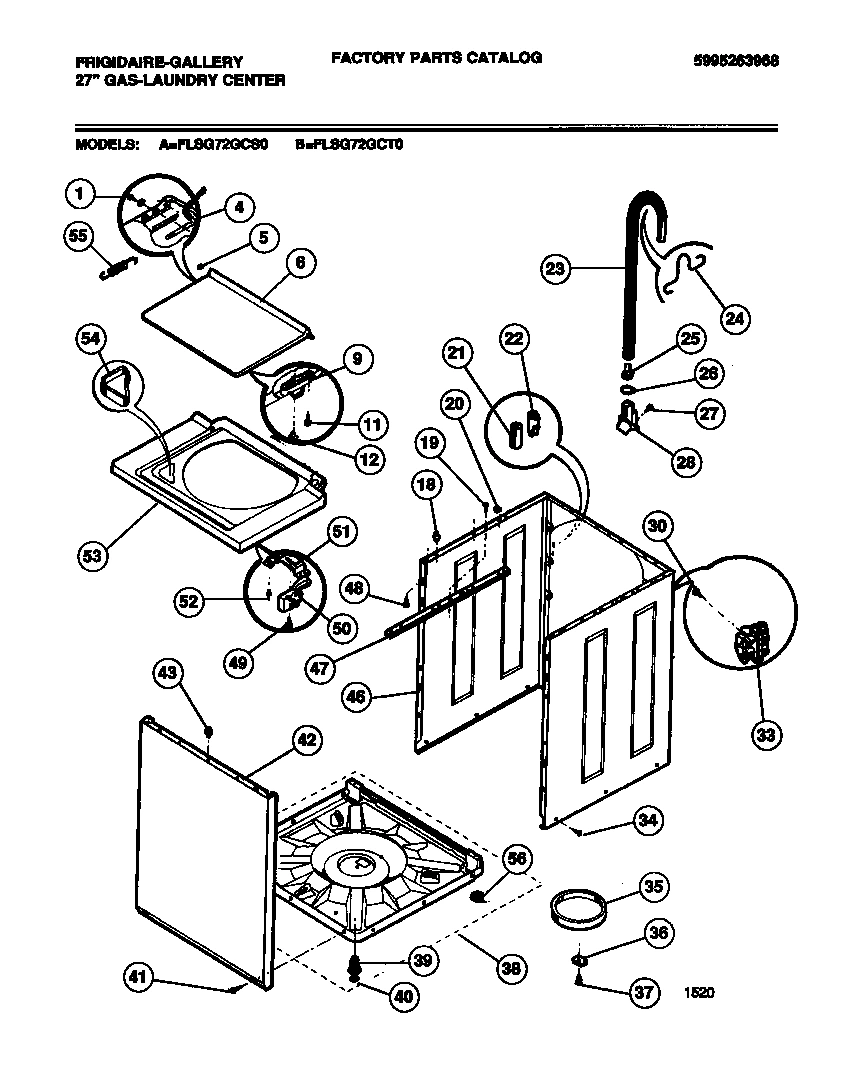 05 - WASHER CABINET, BASE, LID