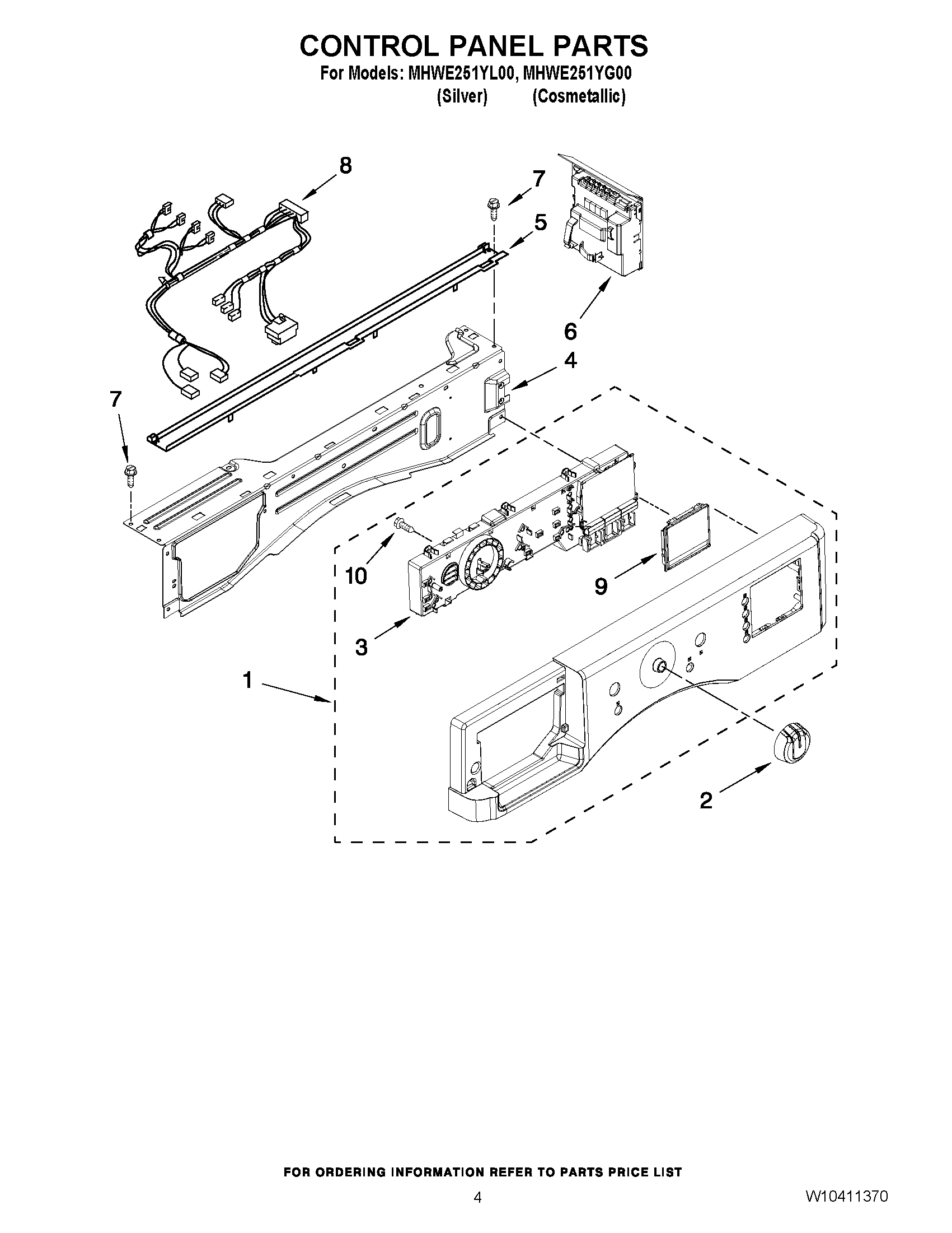 03 - CONTROL PANEL PARTS