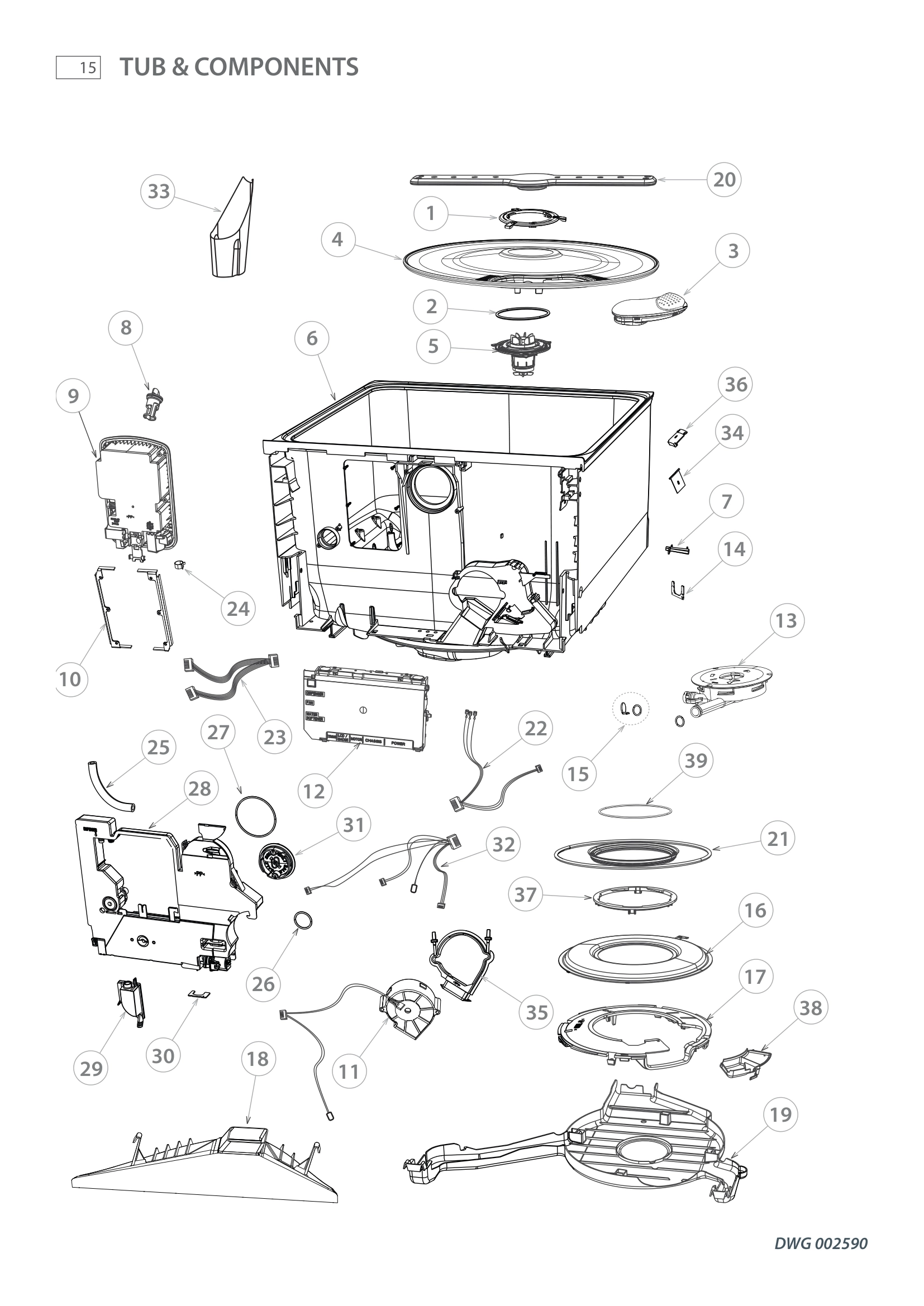 TUB & COMPONENTS