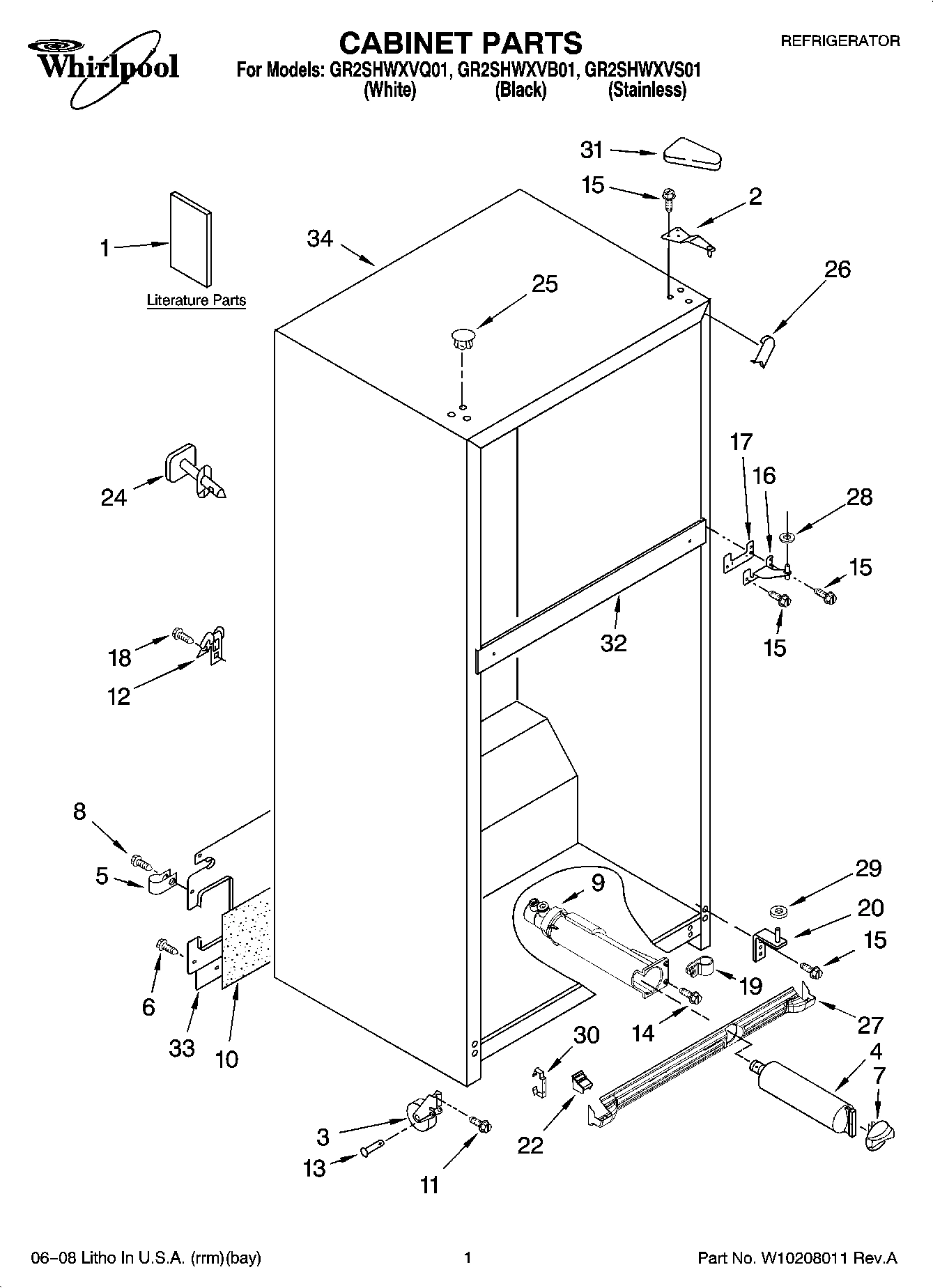 01 - CABINET PARTS