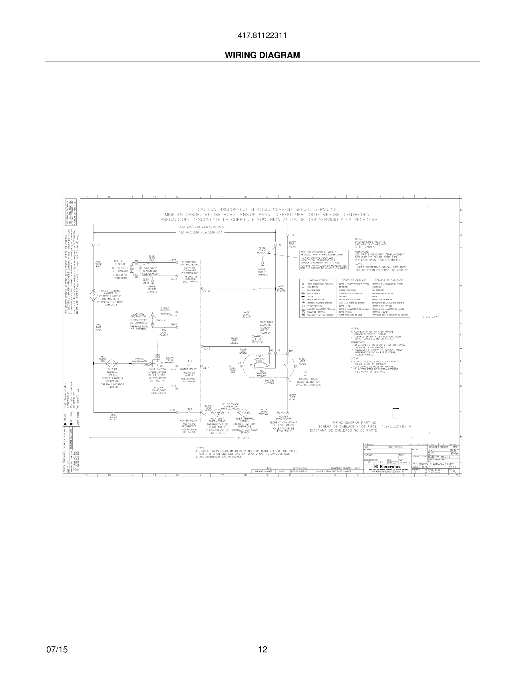 12 - WIRING DIAGRAM
