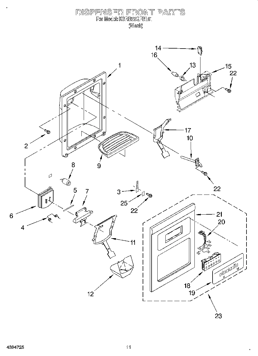 07 - DISPENSER FRONT