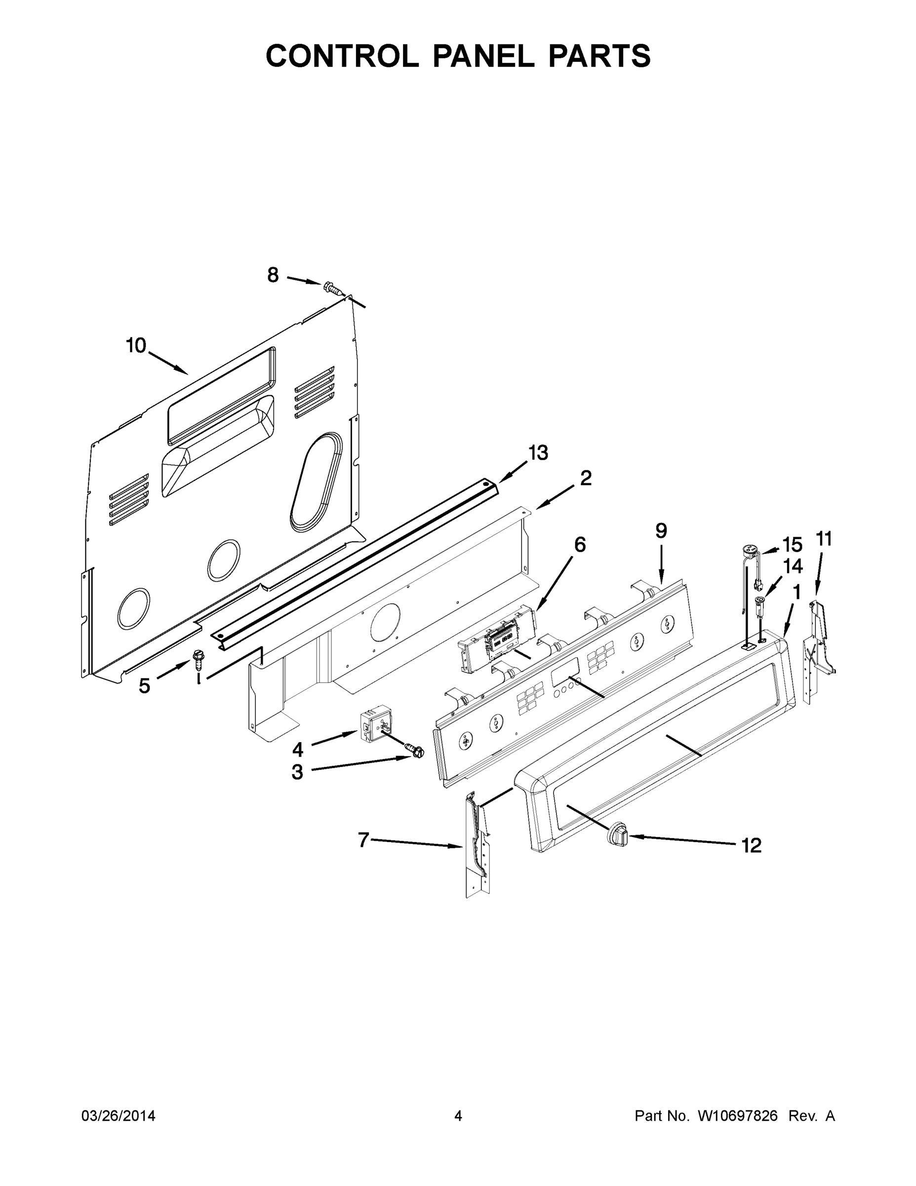 03 - CONTROL PANEL PARTS