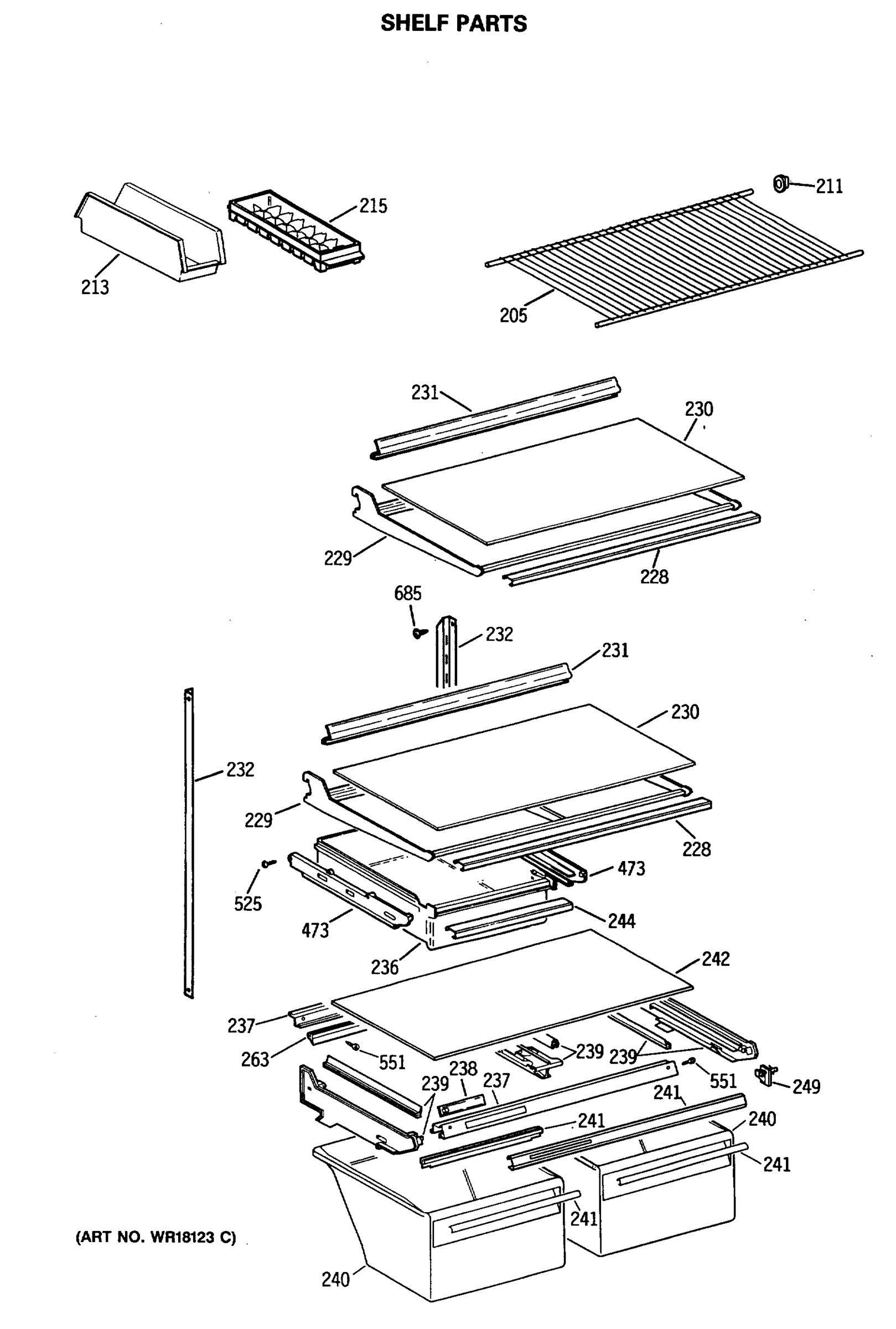 SHELF PARTS