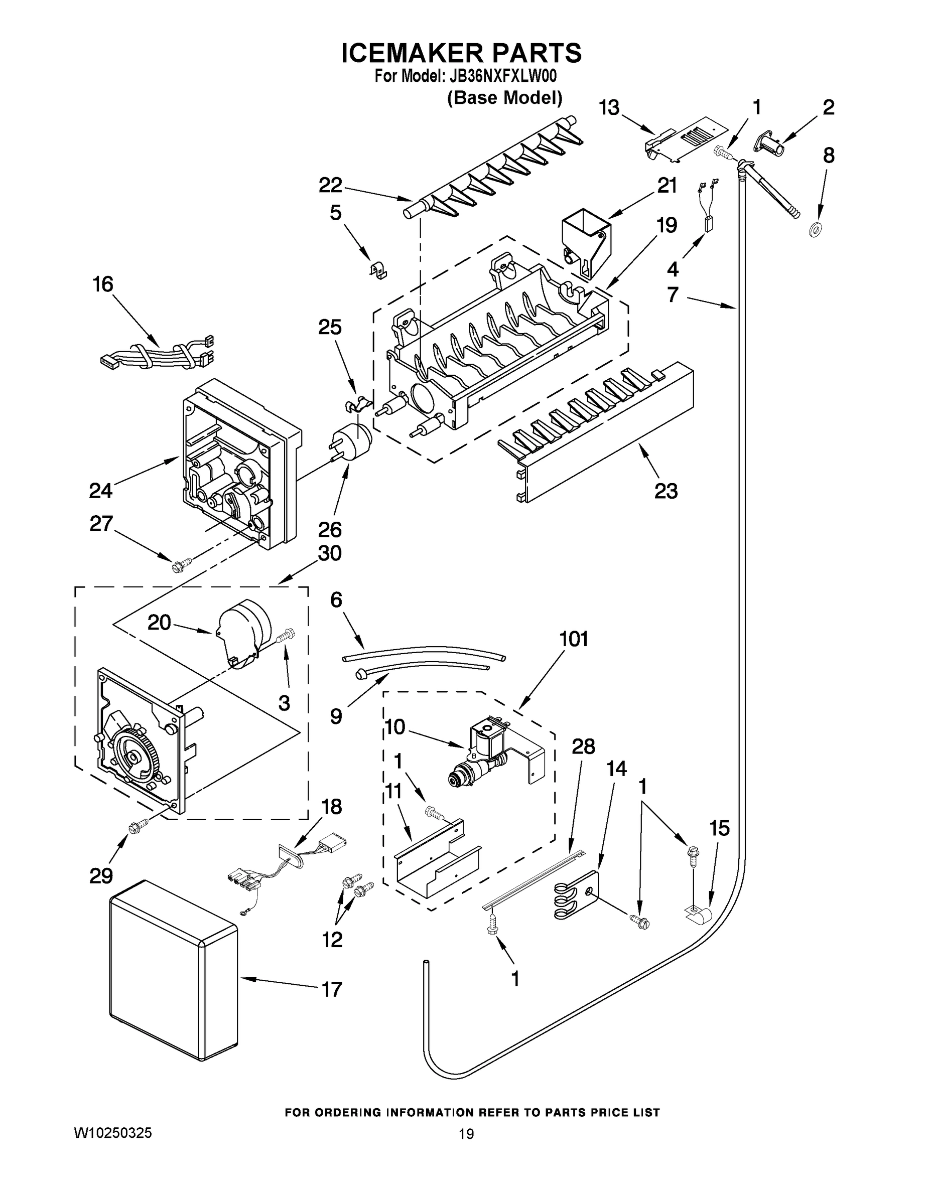 11 - ICEMAKER PARTS