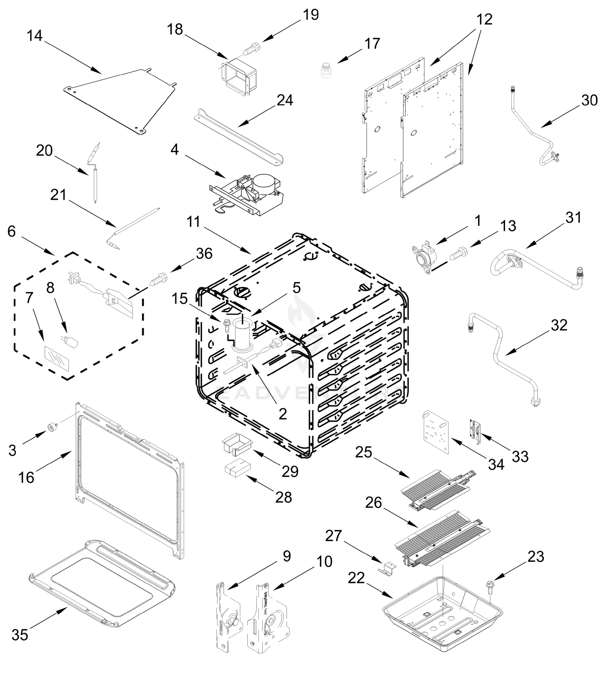 OVEN PARTS