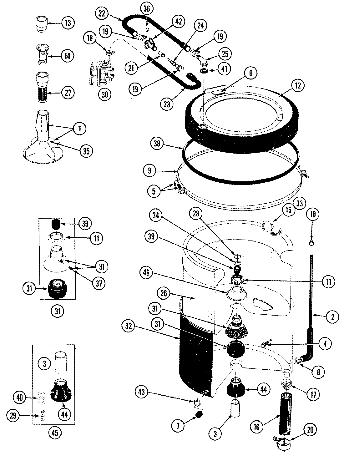 07 - TUB (WHT/WHT & ALM/ALM)