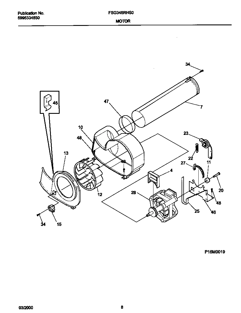 05 - P16M0019 MOTOR,BLOWER