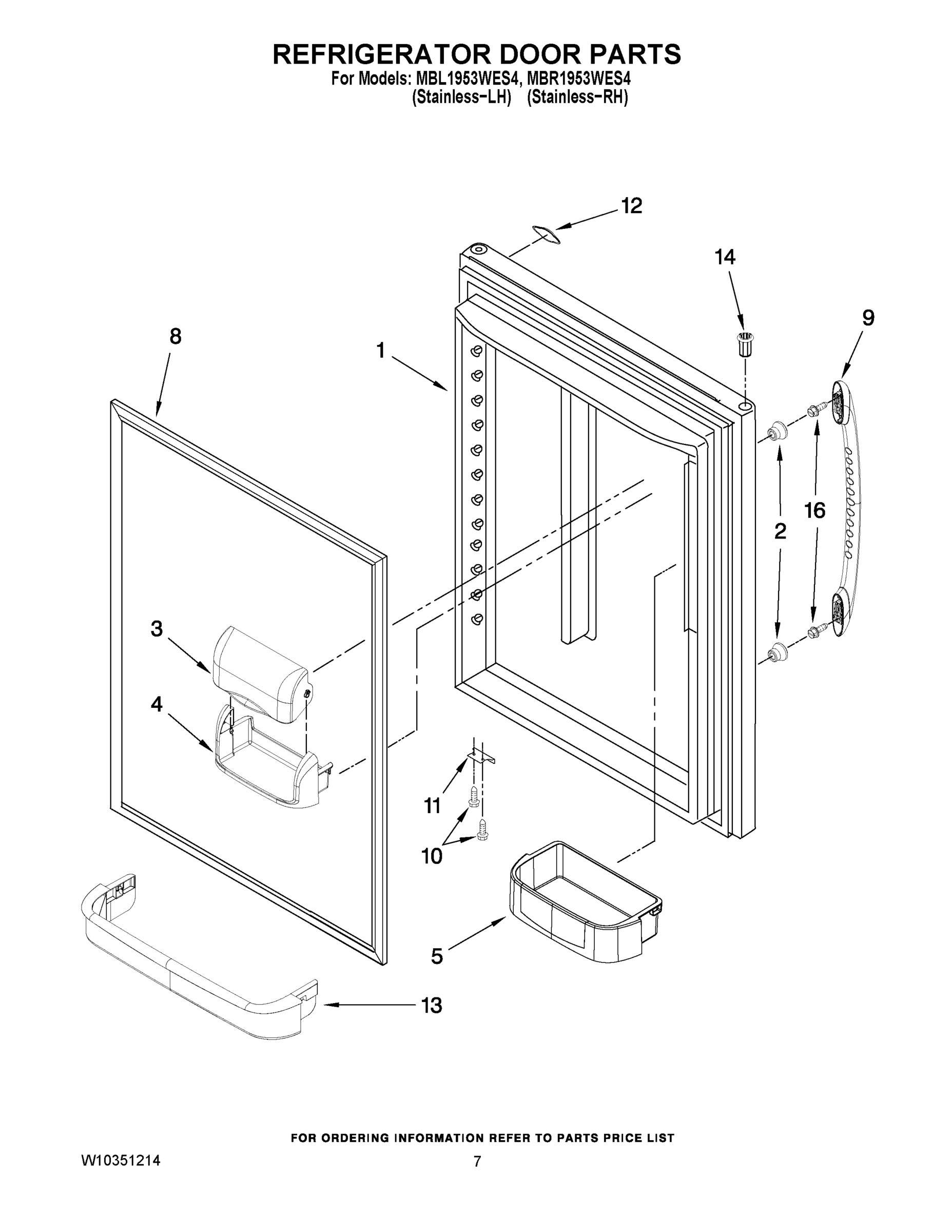 05 - REFRIGERATOR DOOR PARTS