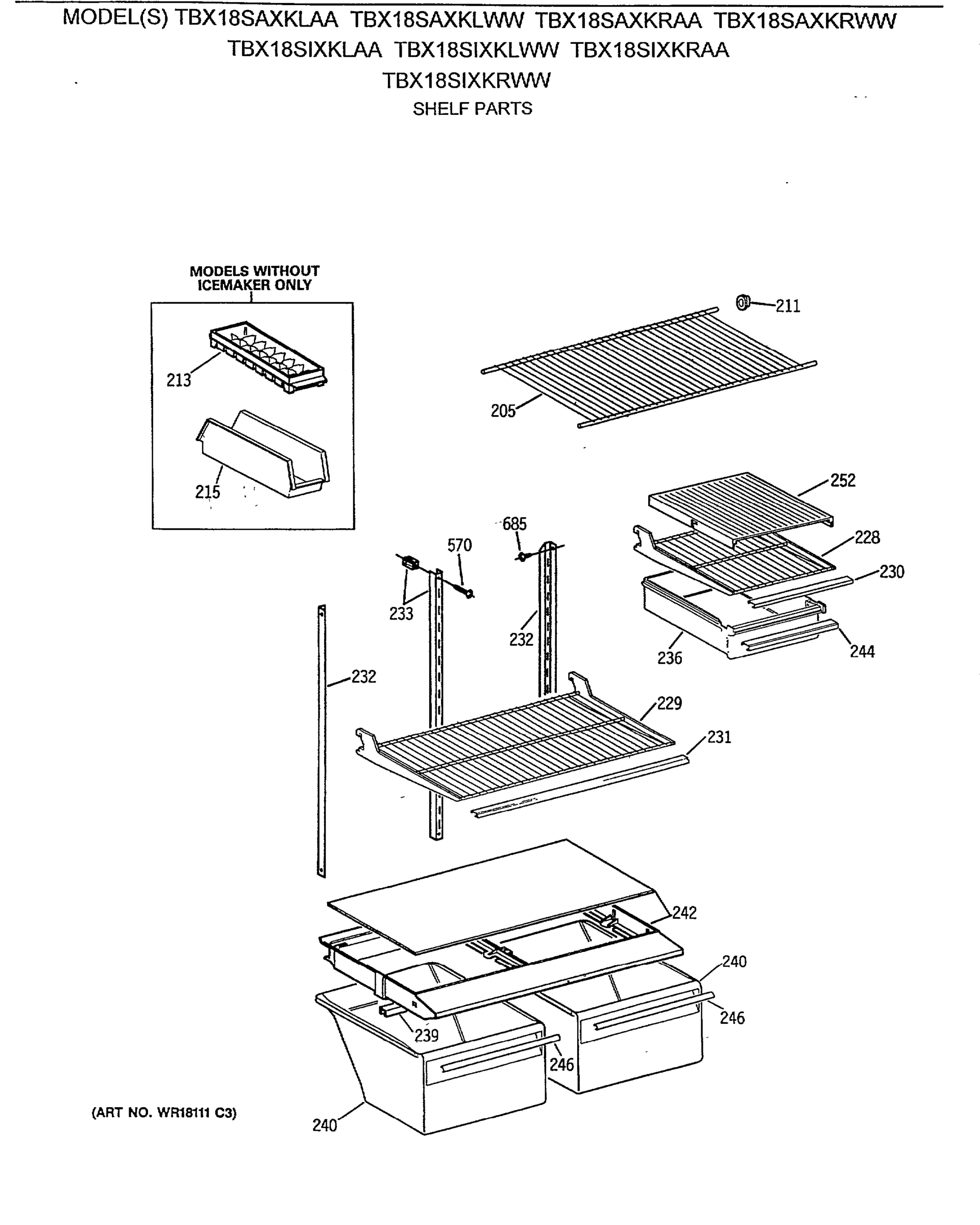 SHELF PARTS