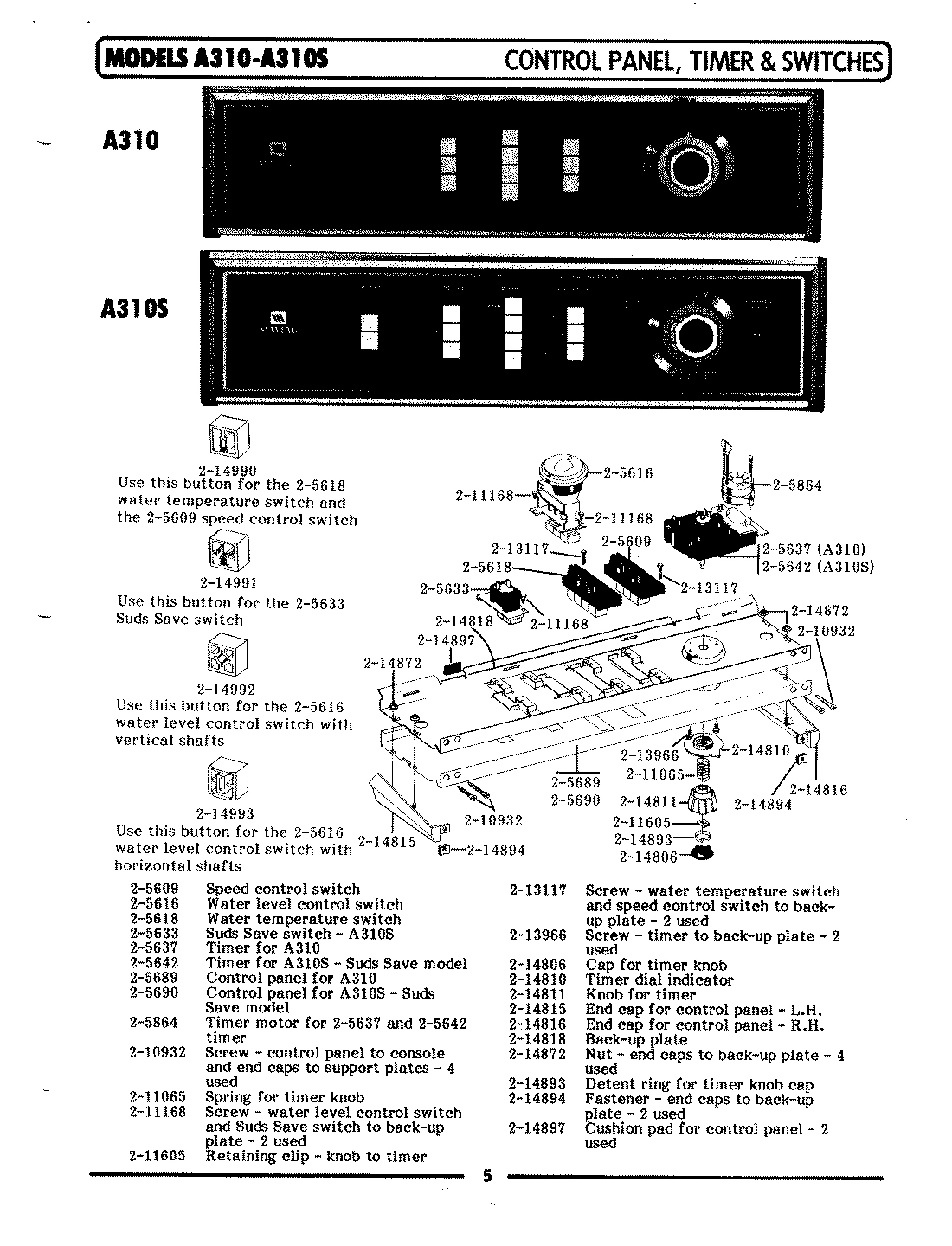 04 - CONTROL PANEL,TIMER & SWITCHES