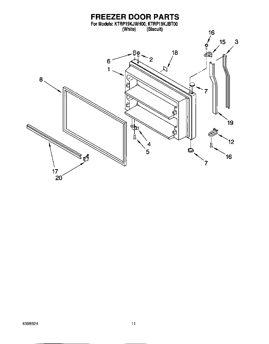 06 - FREEZER DOOR, OPTIONAL