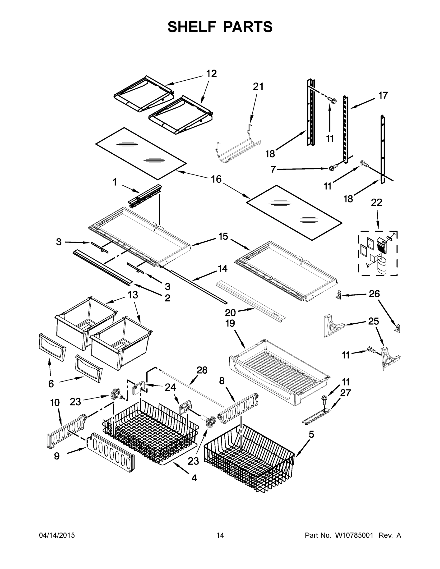 08 - SHELF PARTS