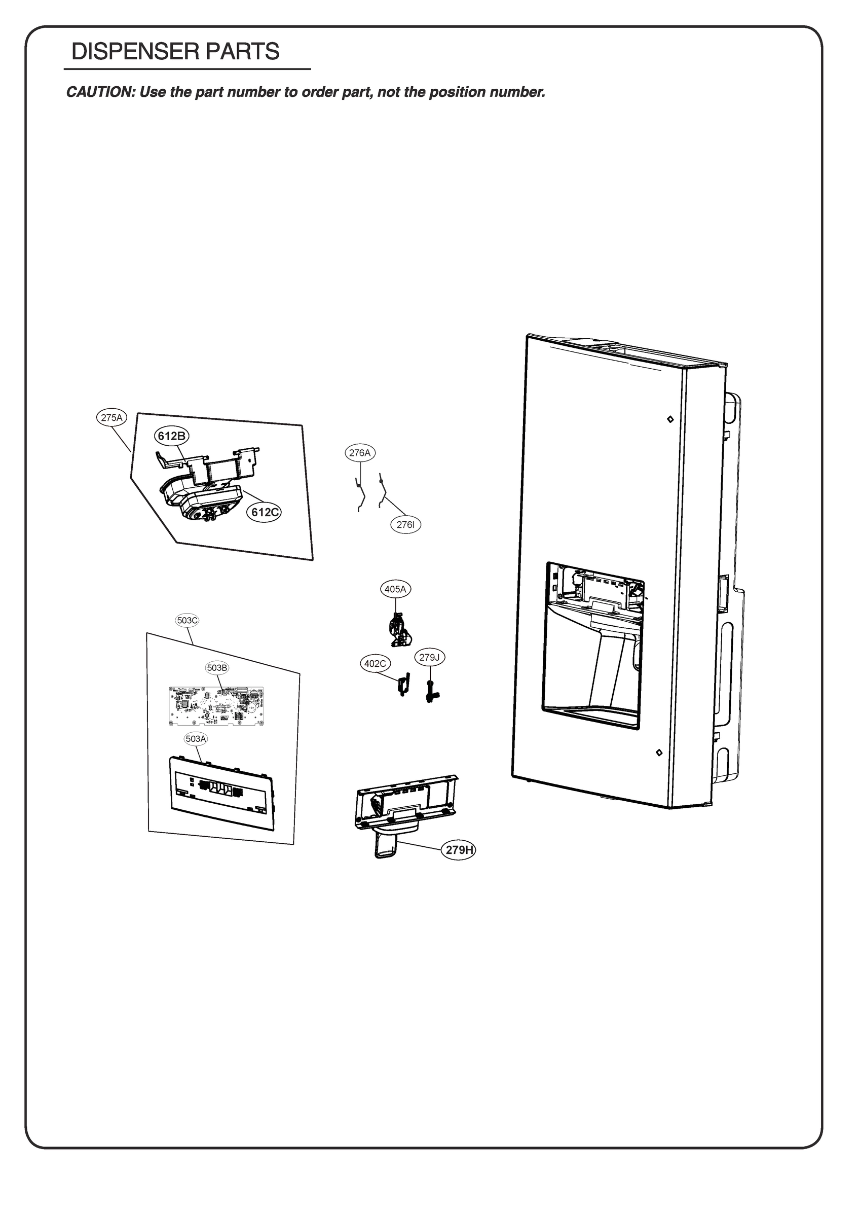 DISPENSER PARTS
