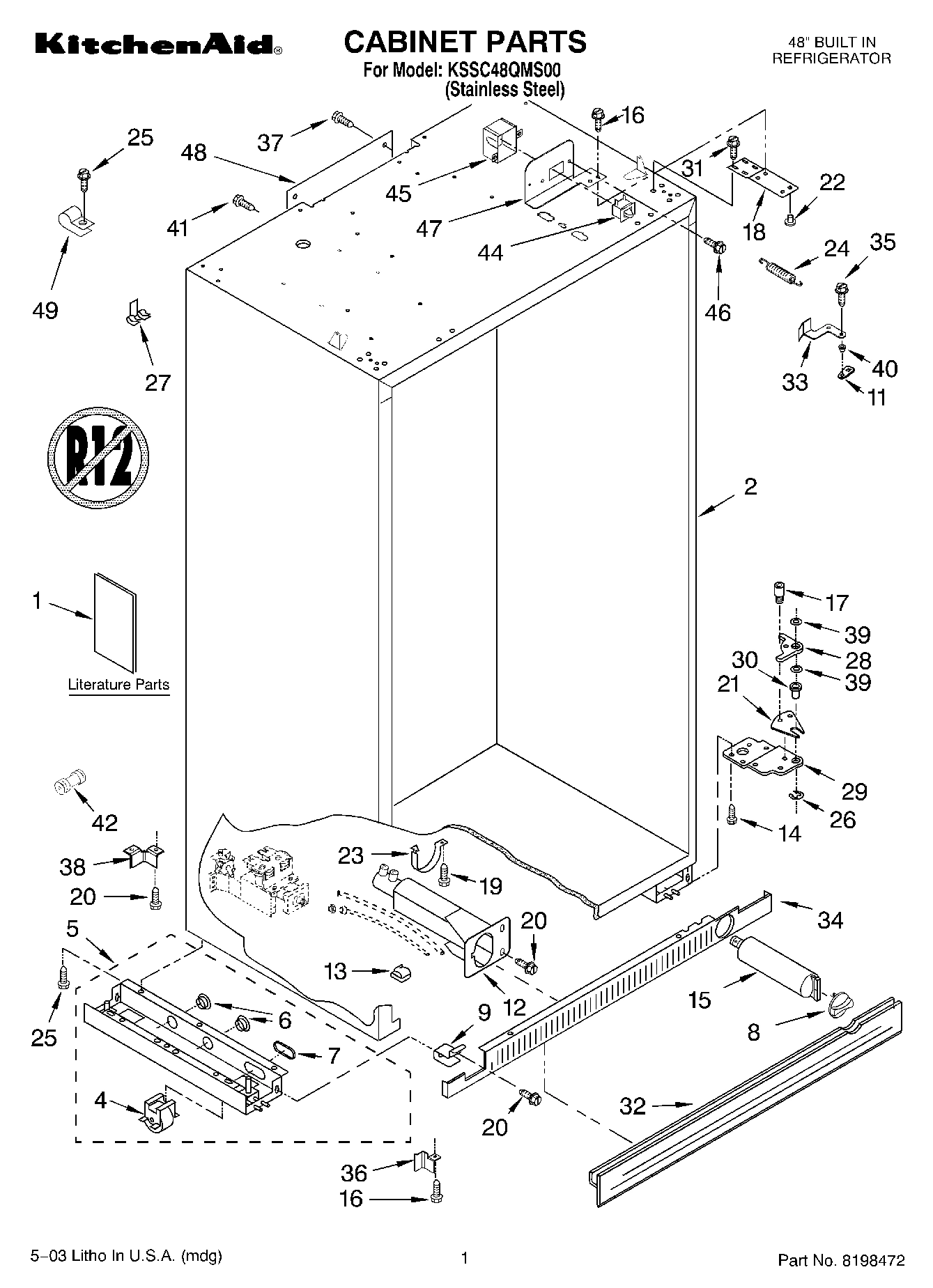 01 - CABINET PARTS
