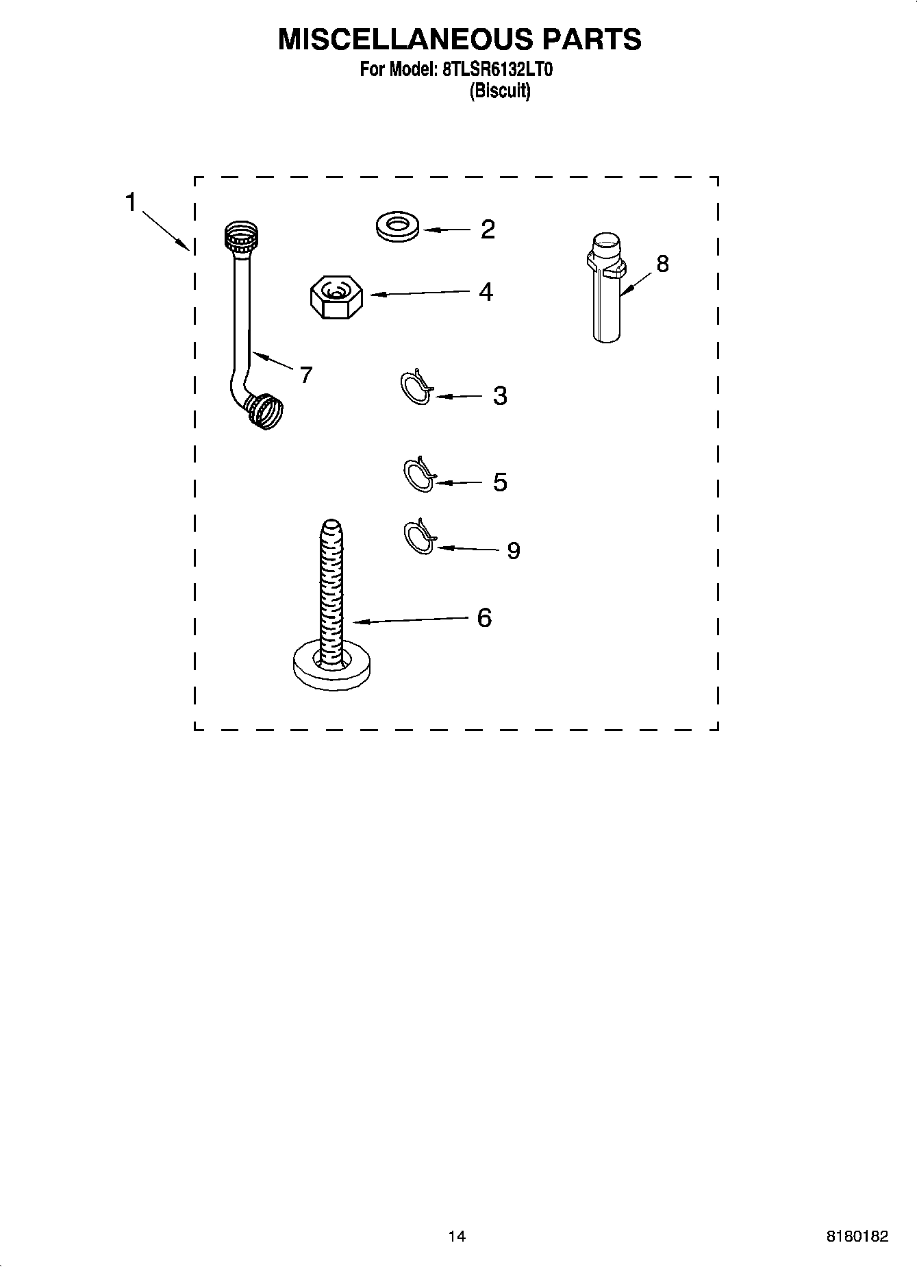 10 - MISCELLANEOUS PARTS, OPTIONAL PARTS (NOT INCLUDED)