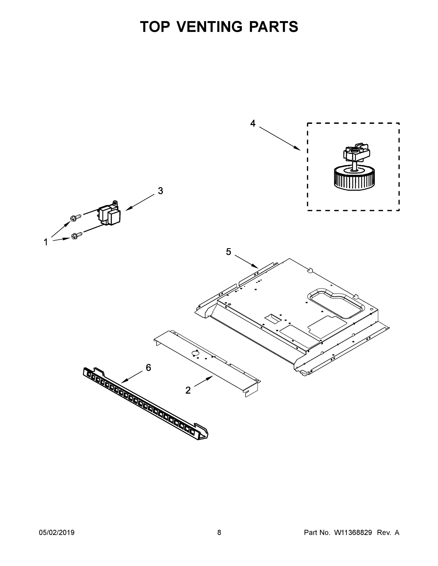05 - TOP VENTING PARTS