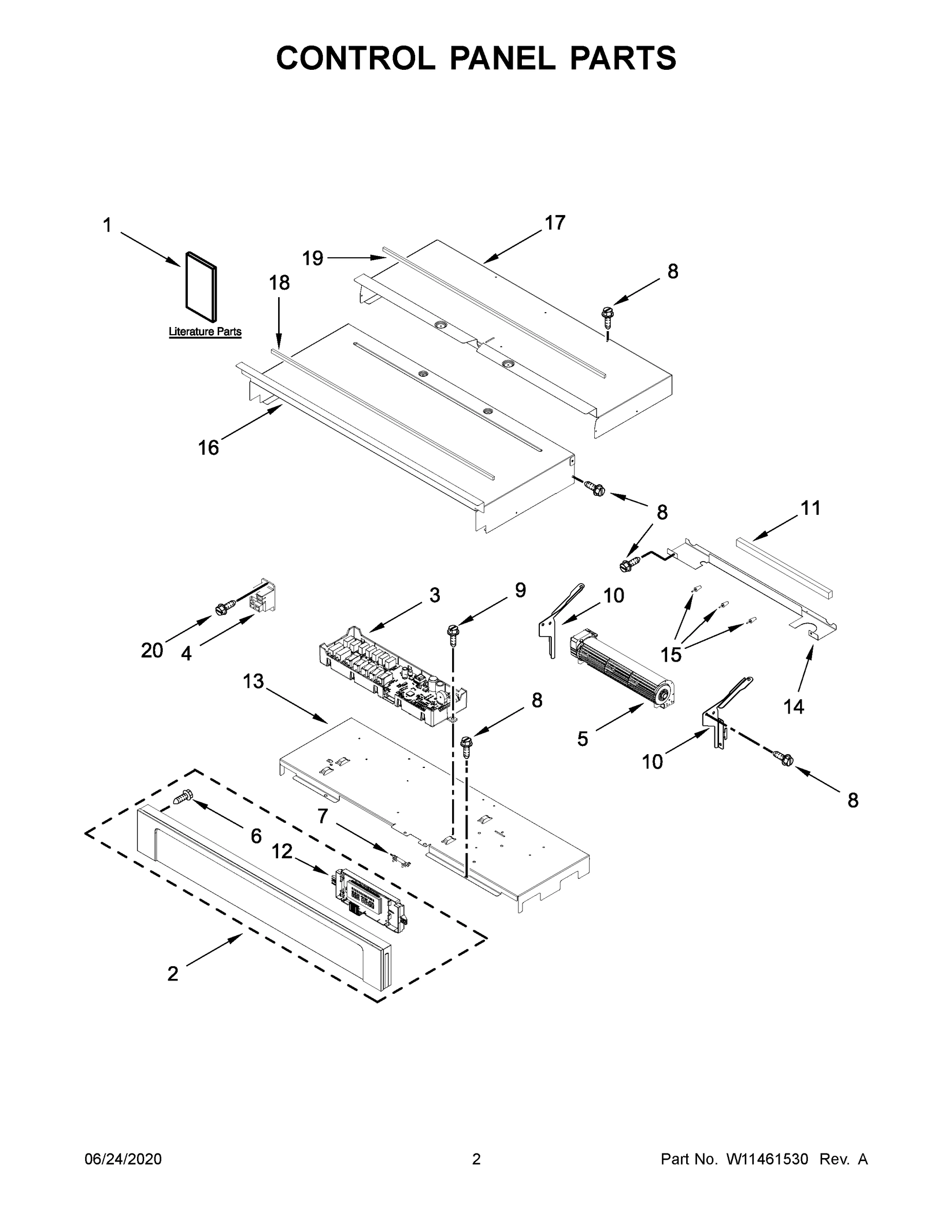 02 - CONTROL PANEL PARTS