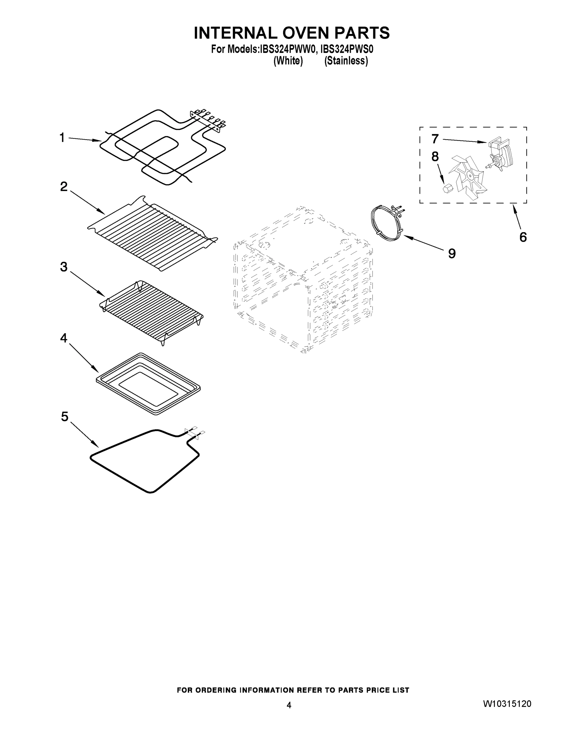 03 - INTERNAL OVEN PARTS
