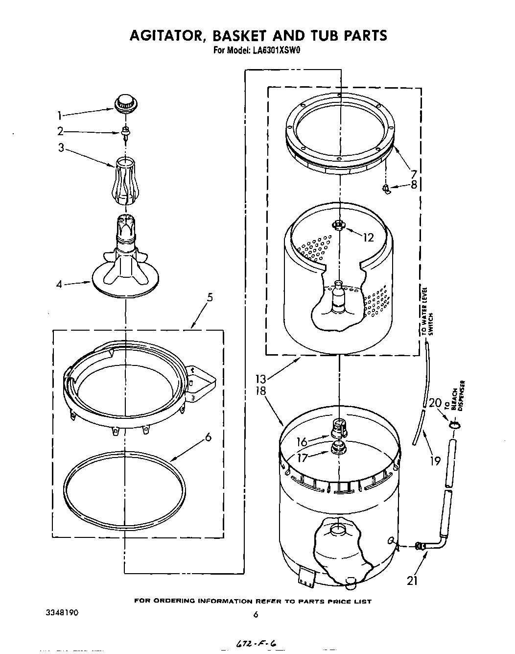 05 - AGITATOR, BASKET AND TUB