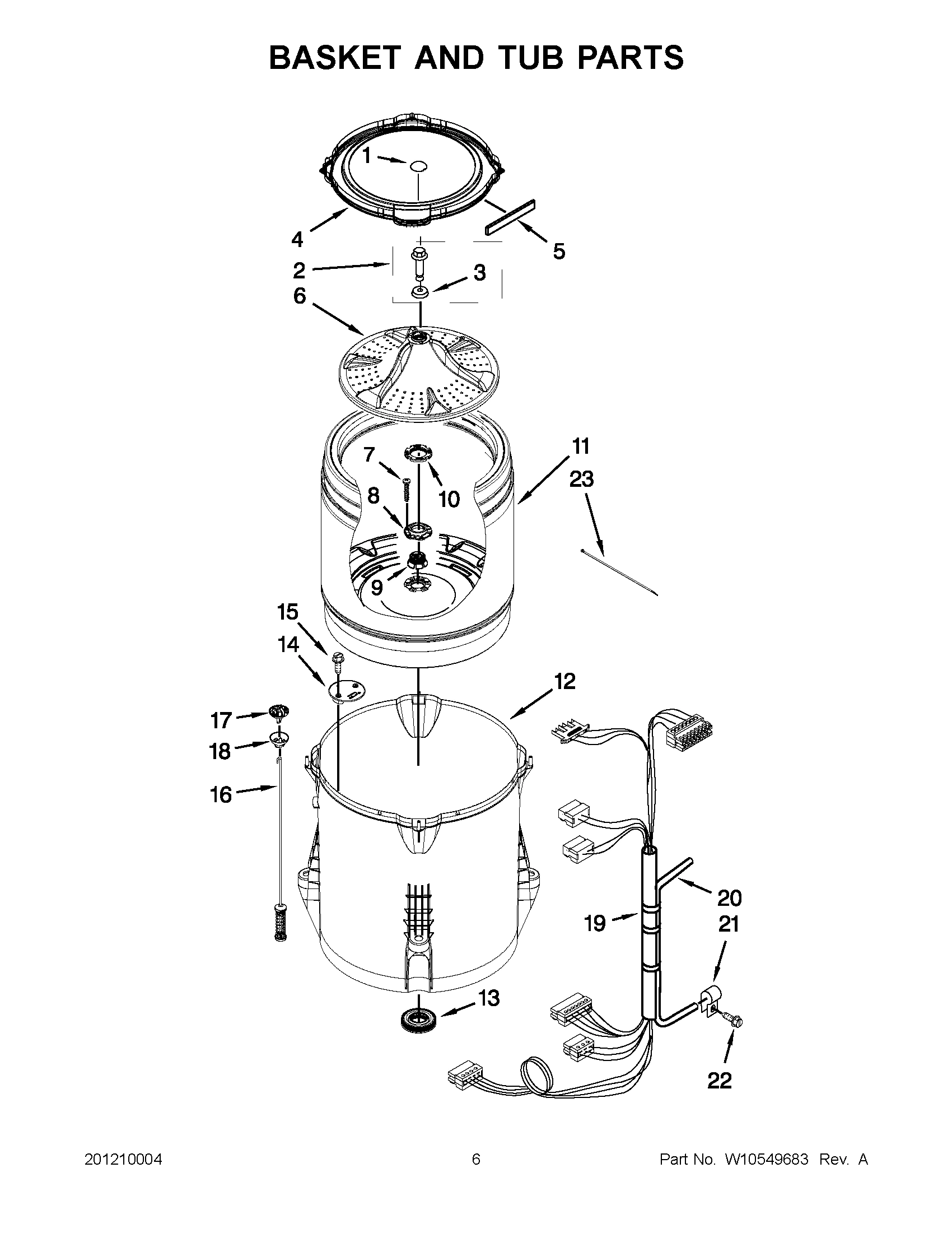 03 - BASKET AND TUB PARTS