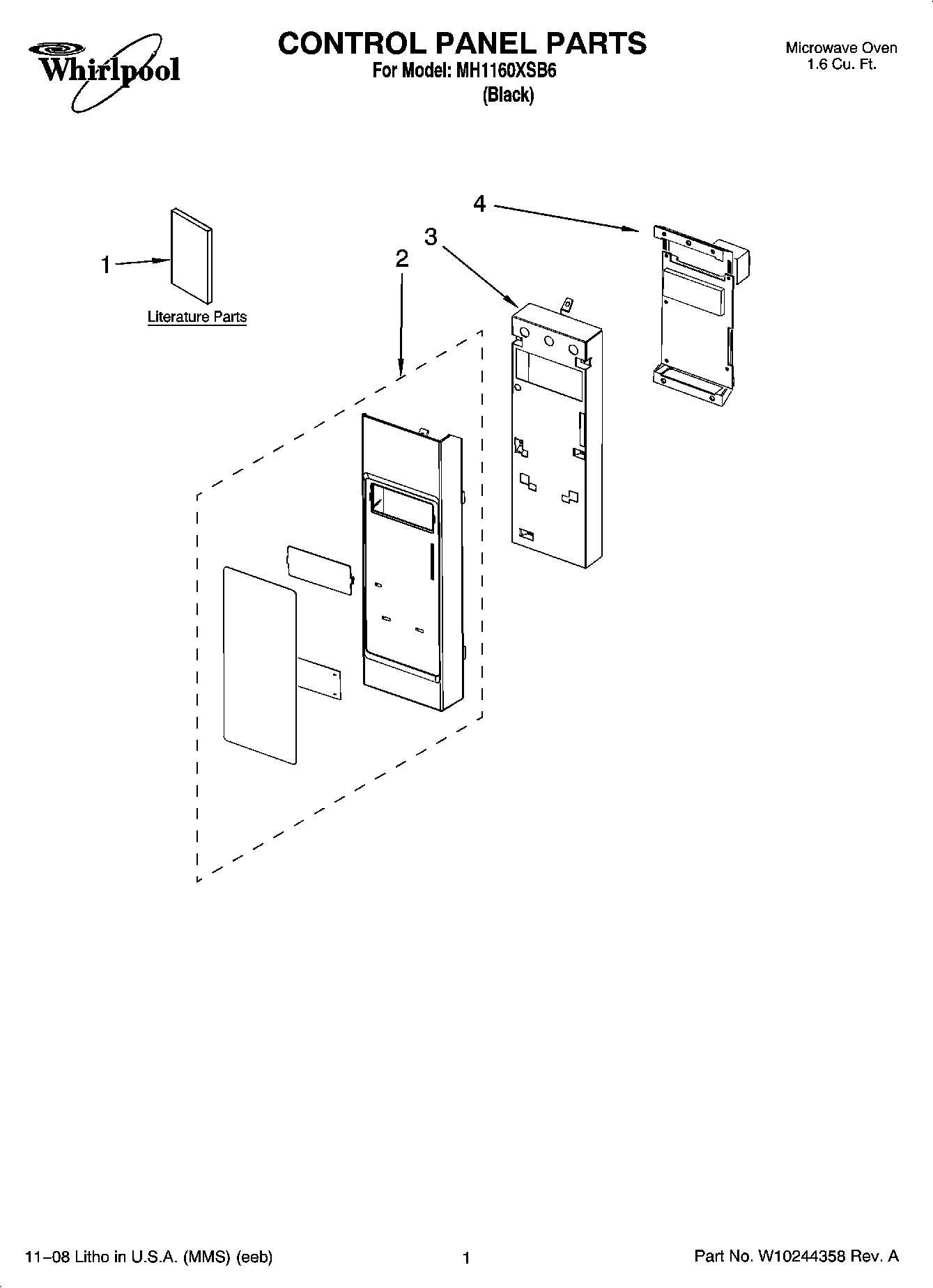 01 - CONTROL PANEL PARTS