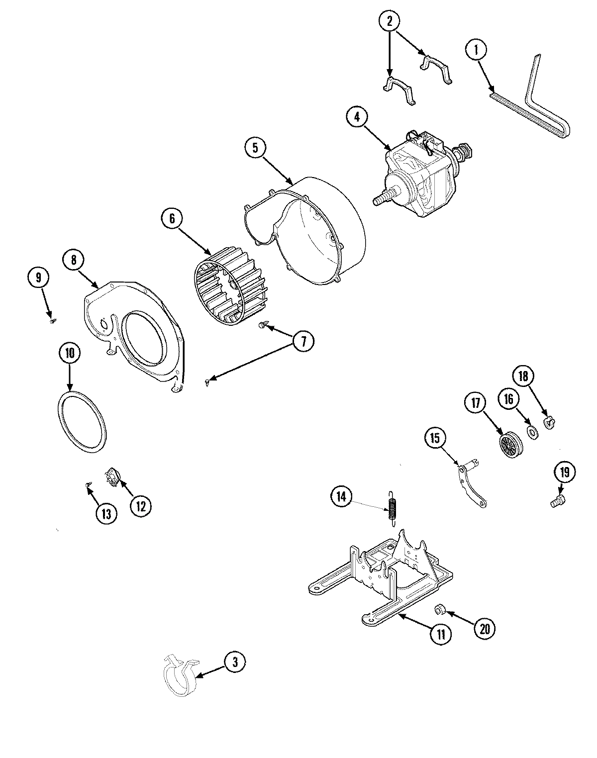 05 - MOTOR, FAN & BELT