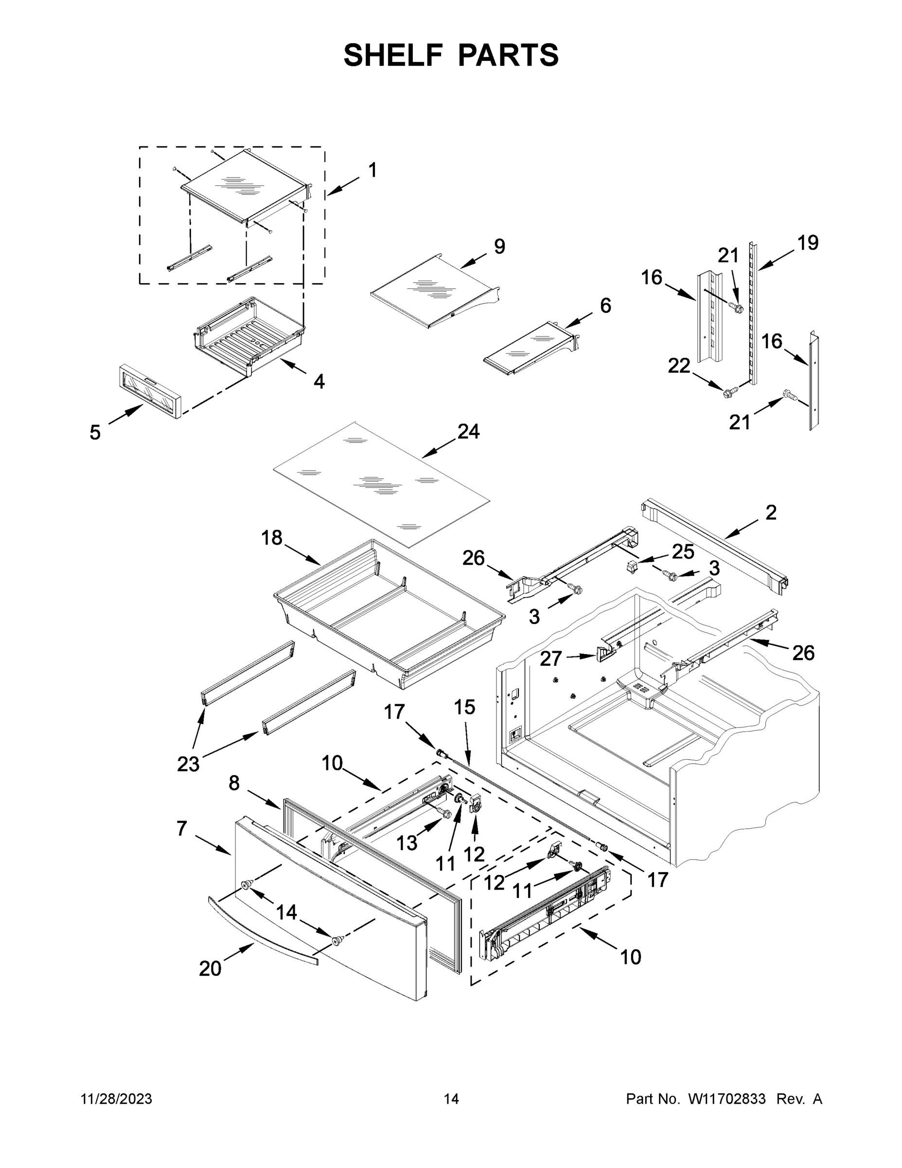 08 - SHELF PARTS