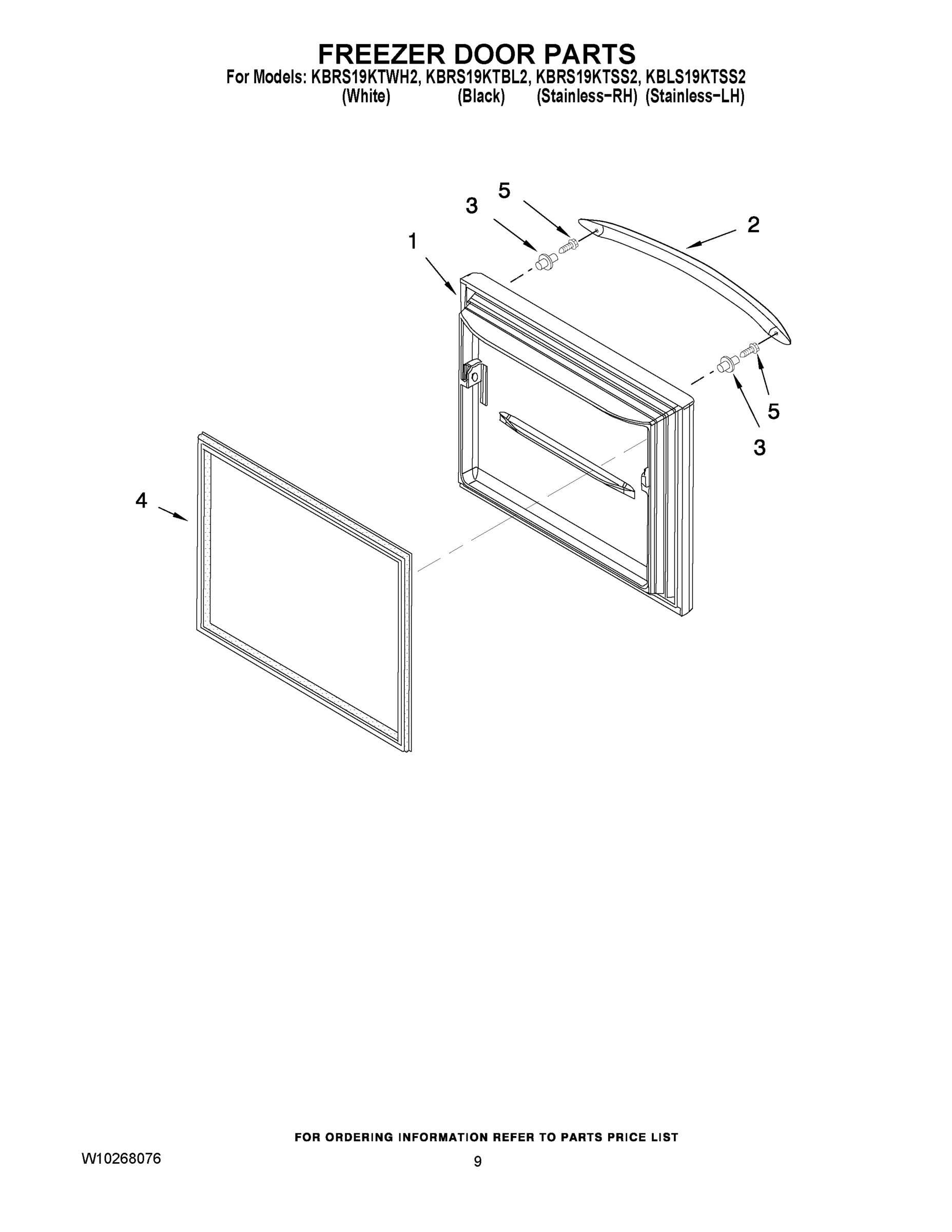 05 - FREEZER DOOR PARTS