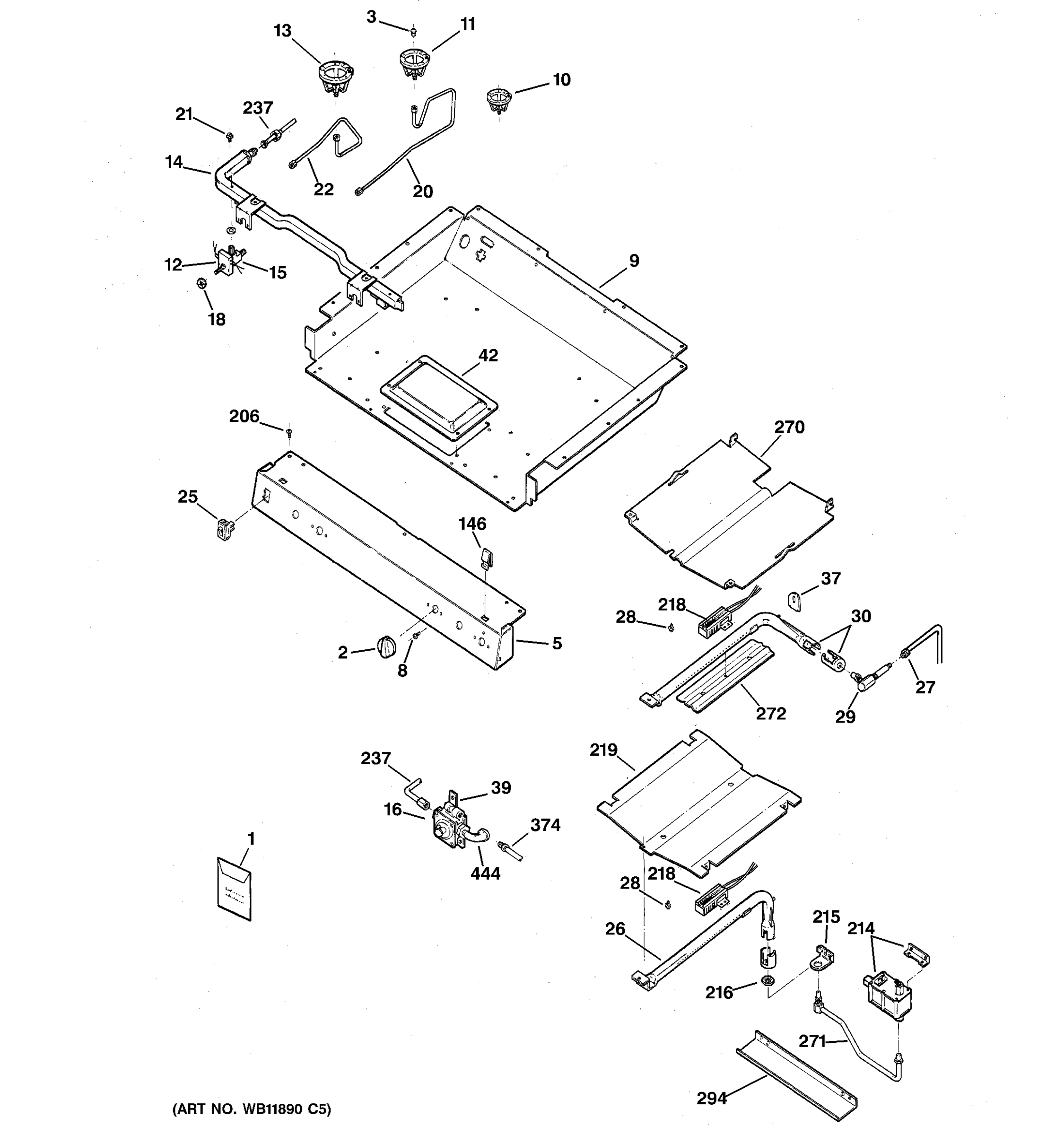 GAS & BURNER PARTS