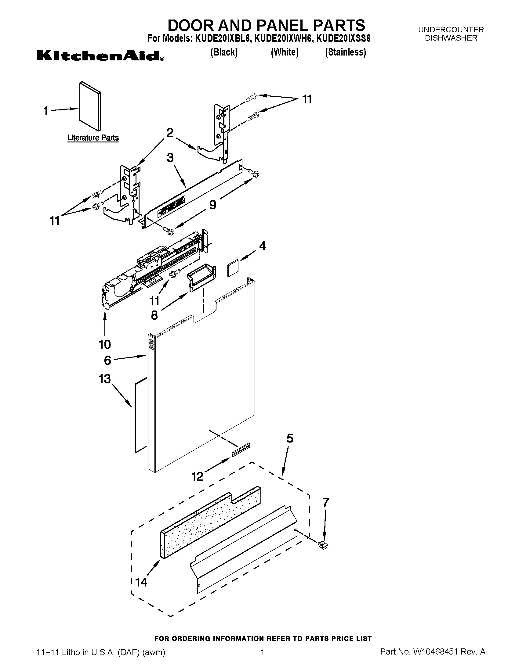 01 - DOOR AND PANEL PARTS