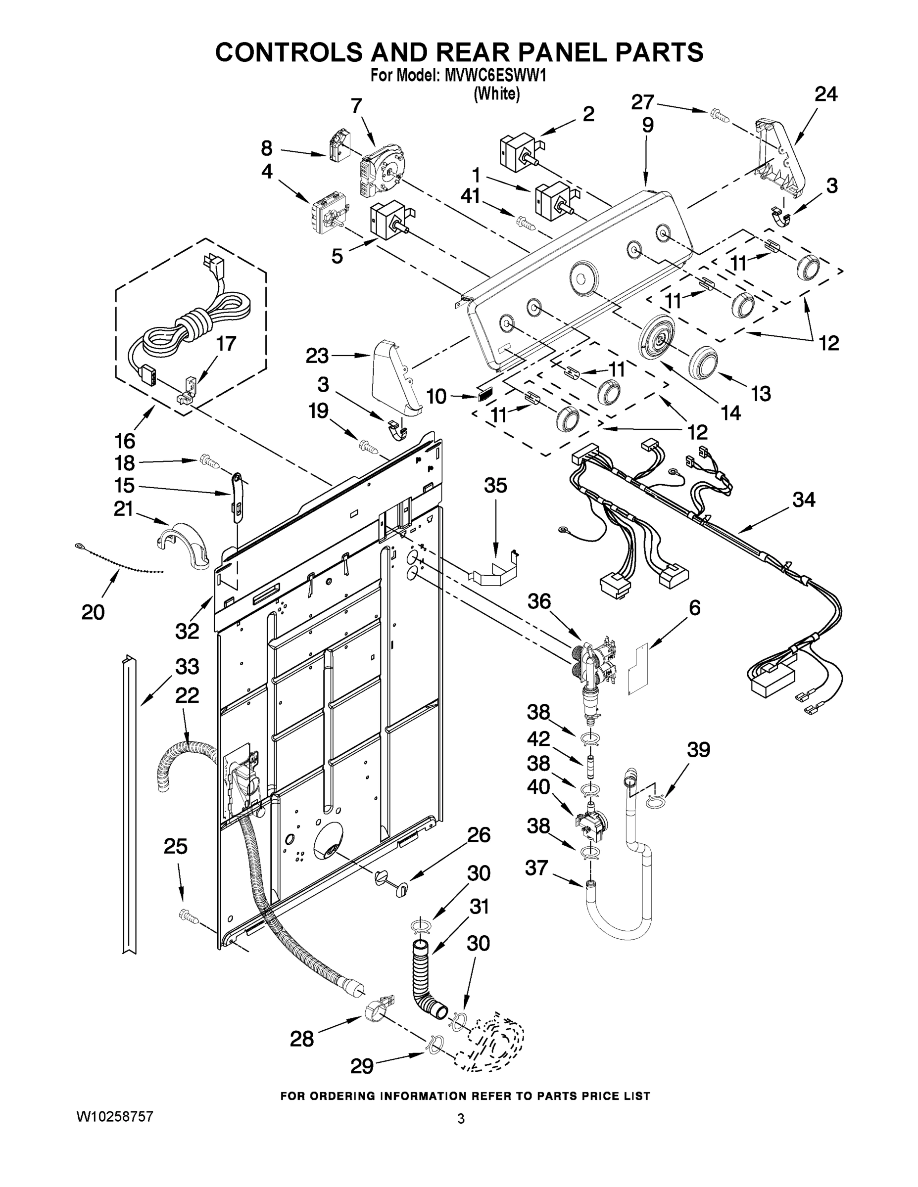 02 - CONTROLS AND REAR PANEL PARTS