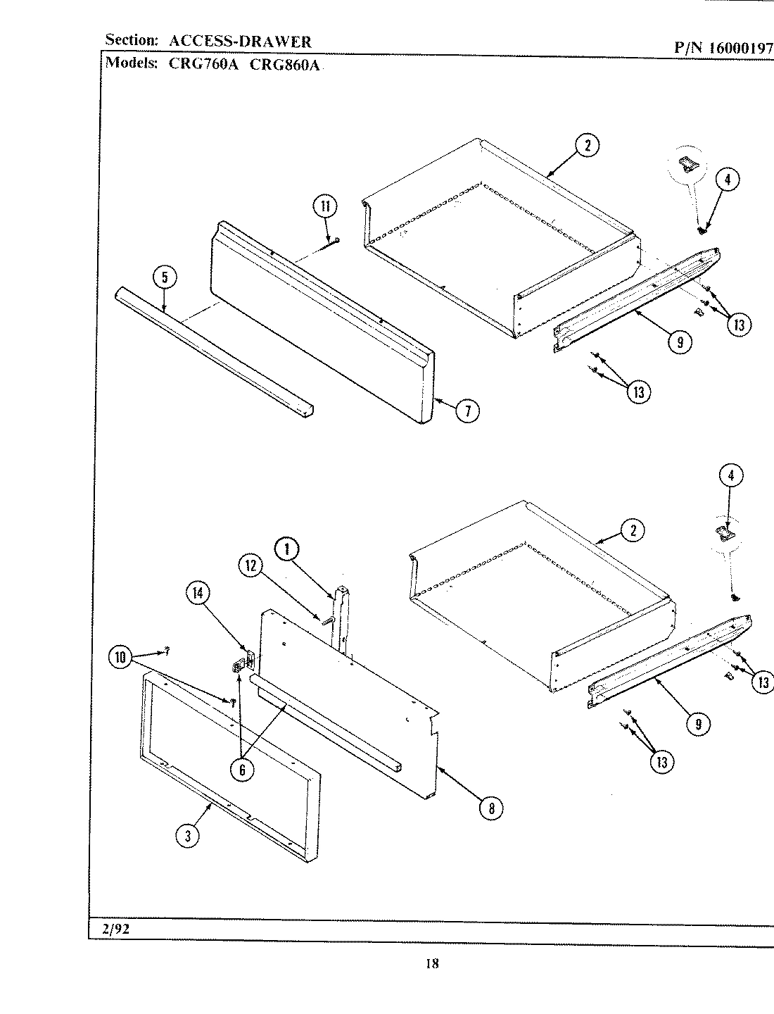 04 - DRAWER (xCRG760A xCRG860A)