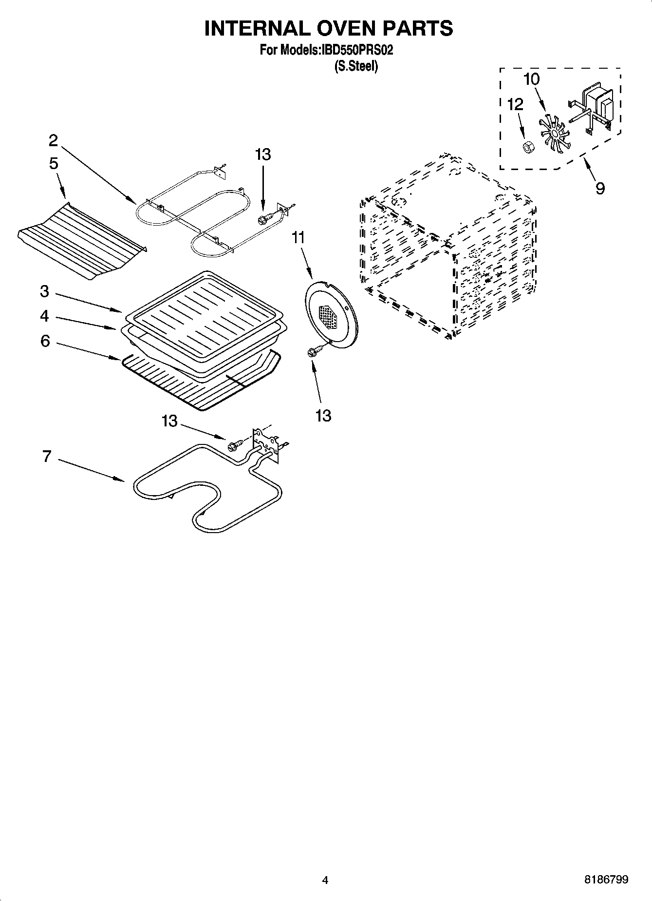 03 - INTERNAL OVEN PARTS