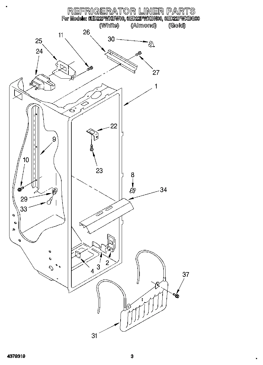 02 - REFRIGERATOR LINER