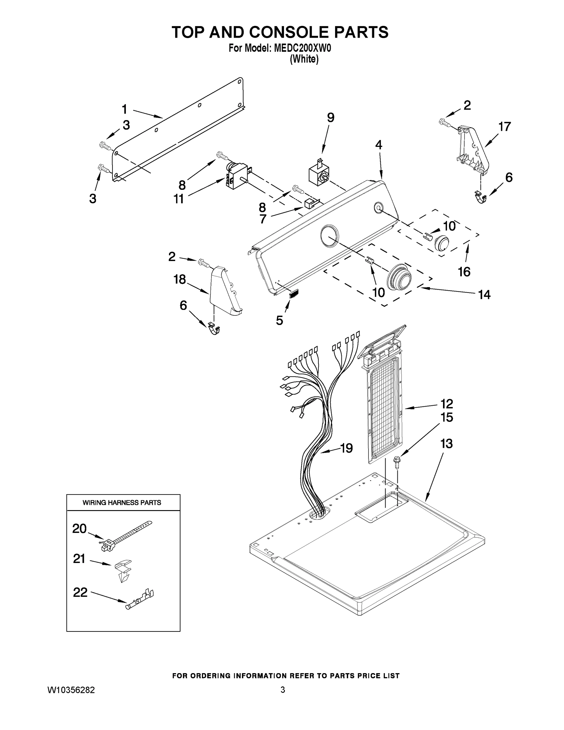 02 - TOP AND CONSOLE PARTS