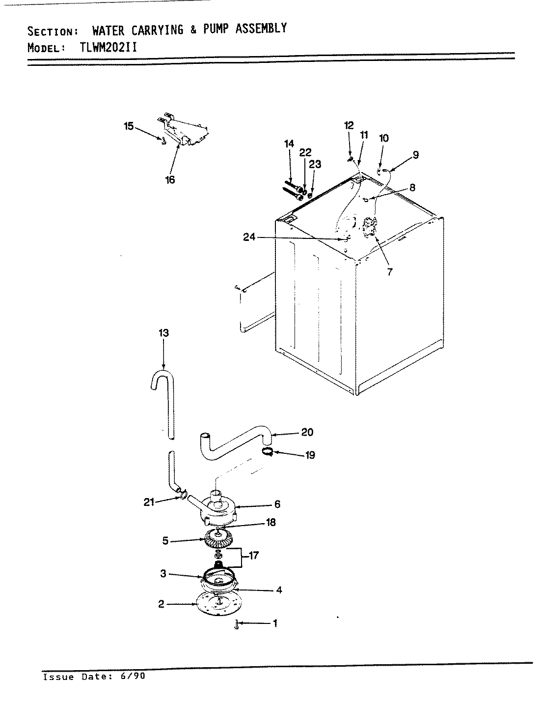 10 - WATER CARRYING & PUMP ASSEMBLY