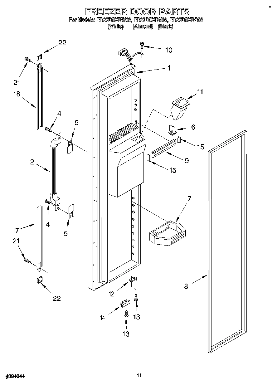 07 - FREEZER DOOR