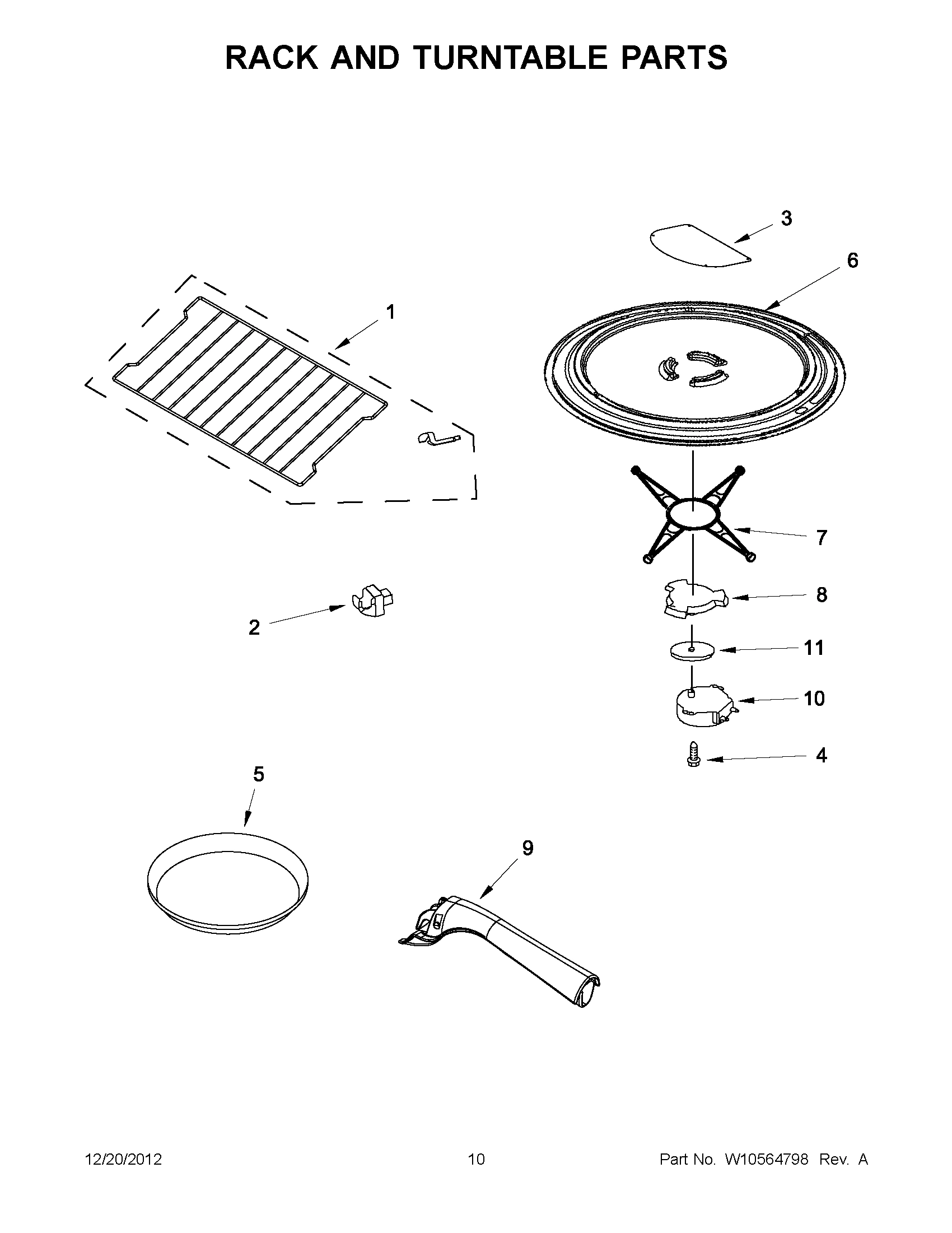 05 - RACK AND TURNTABLE PARTS