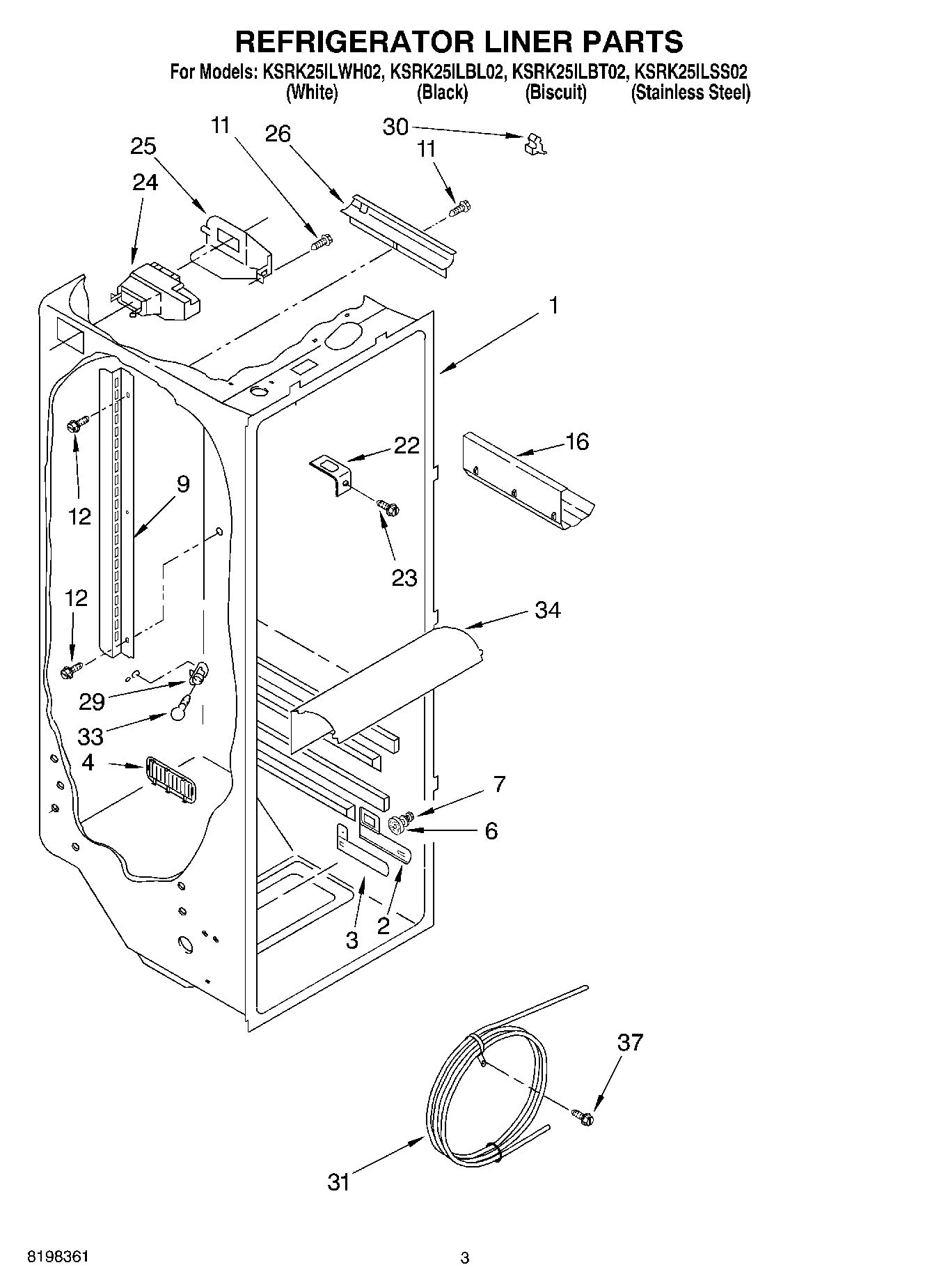 02 - REFRIGERATOR LINER