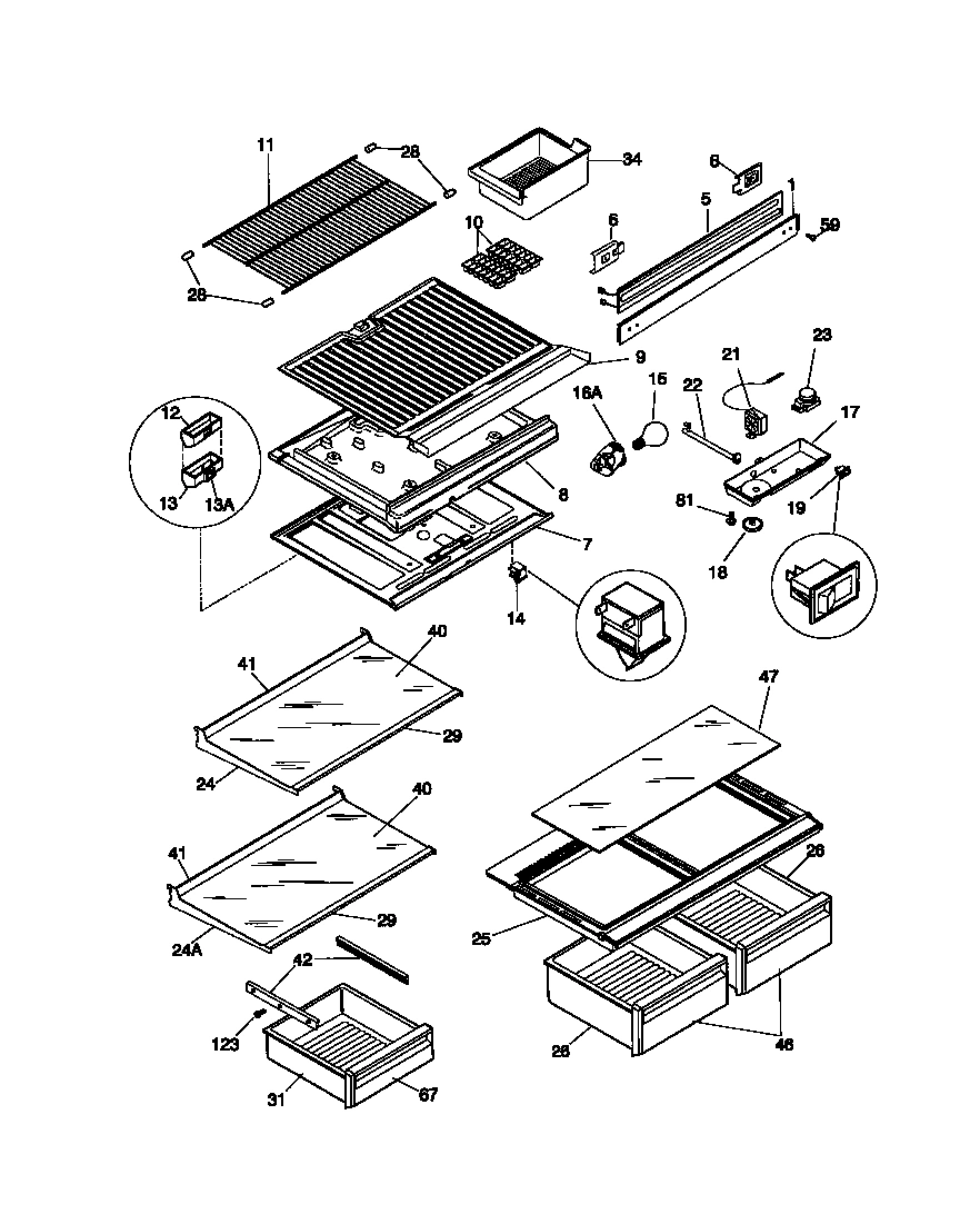 04 - SHELVES, CONTROLS