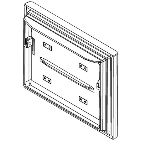 13092229WQ Whirlpool Refrigerator Door