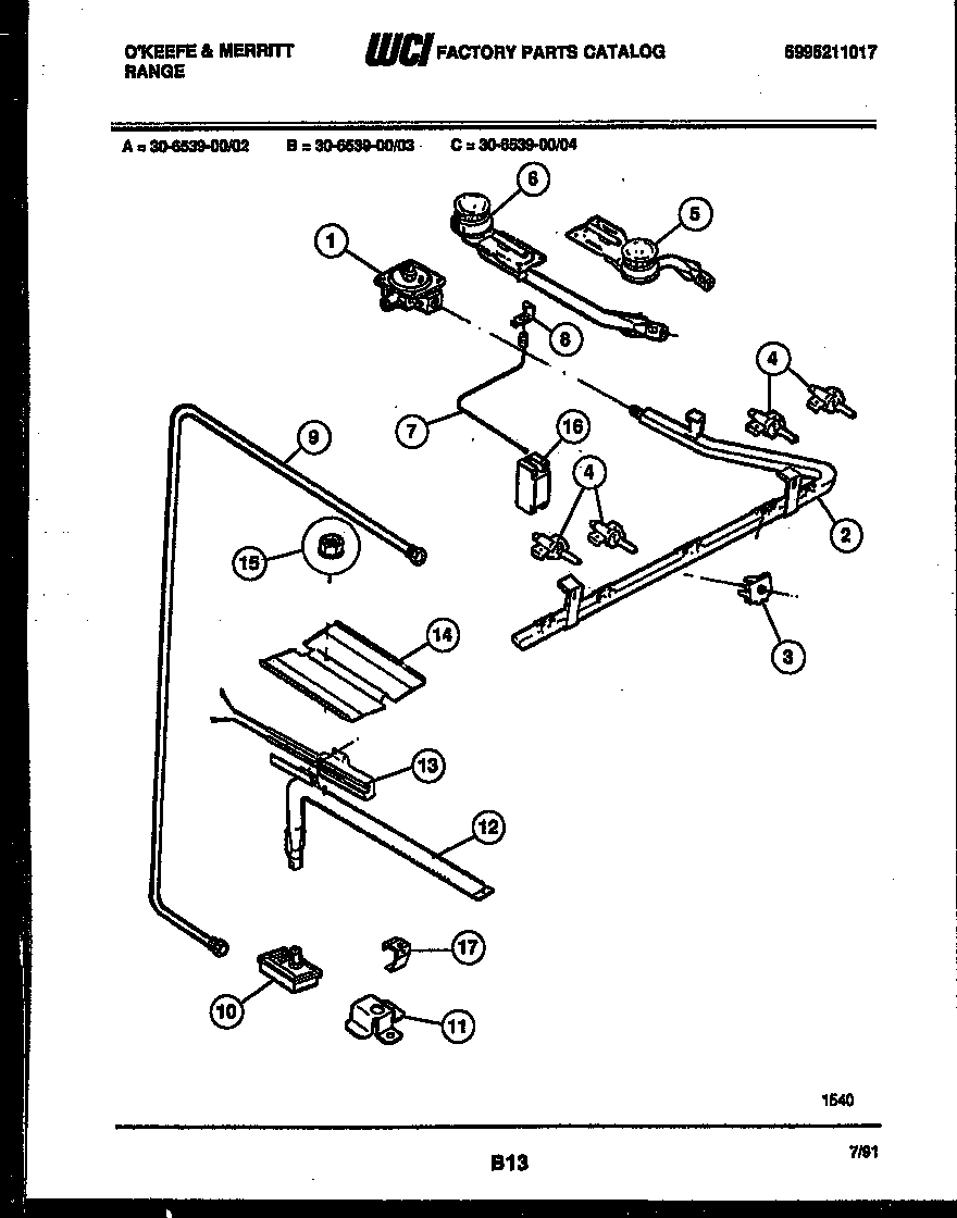 06 - BURNER, MANIFOLD AND GAS CONTROL