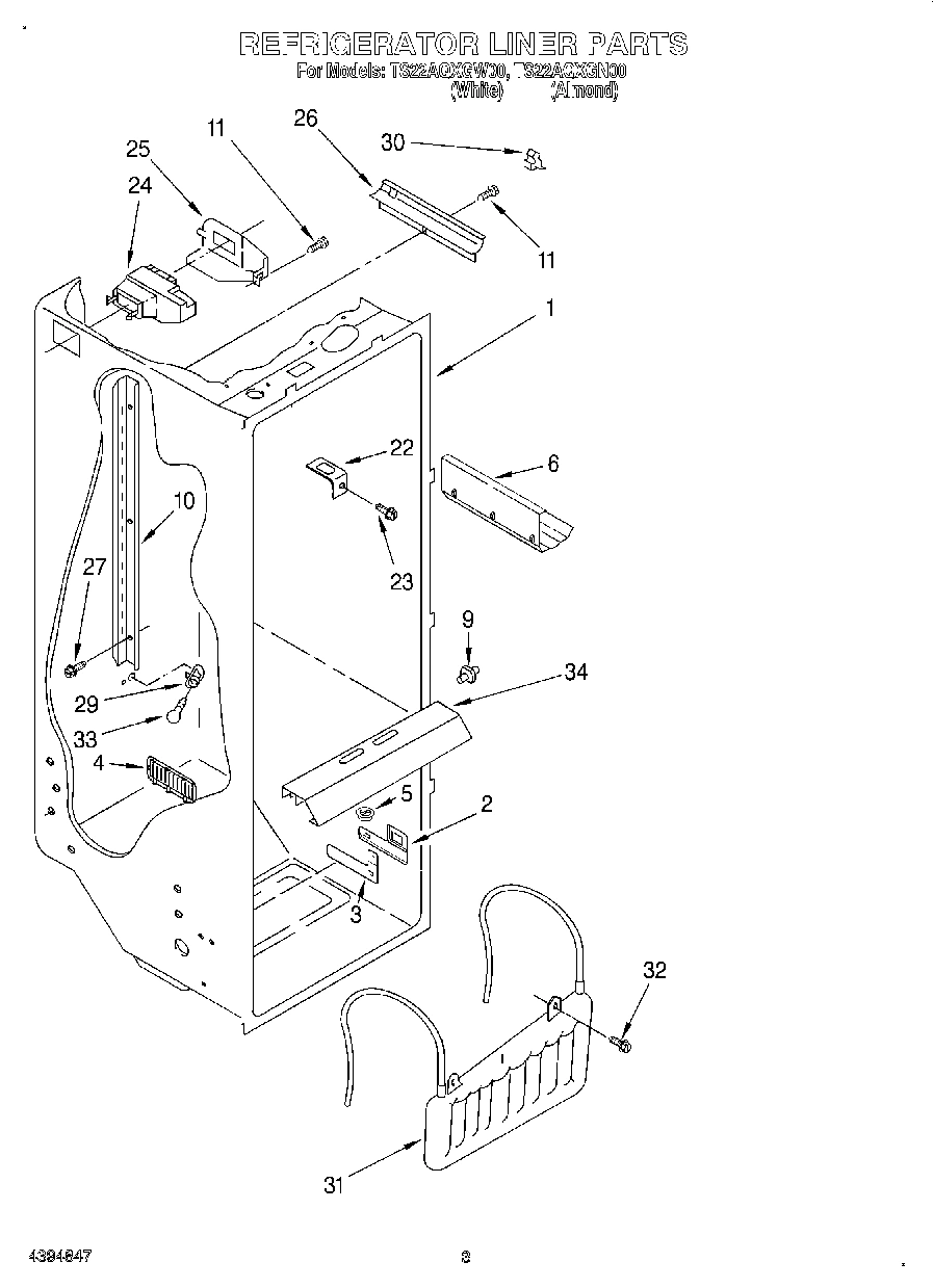 02 - REFRIGERATOR LINER