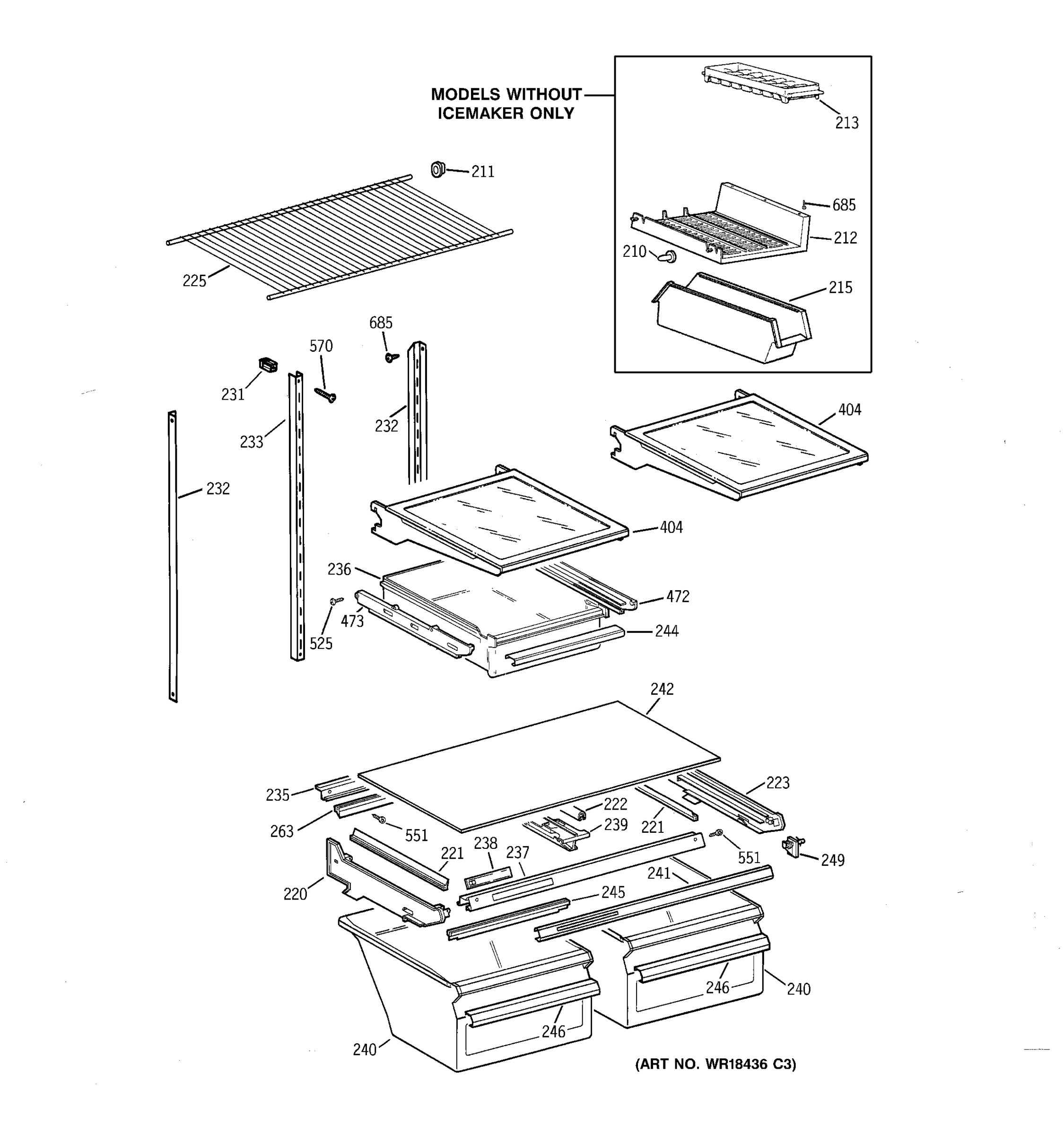 SHELF PARTS