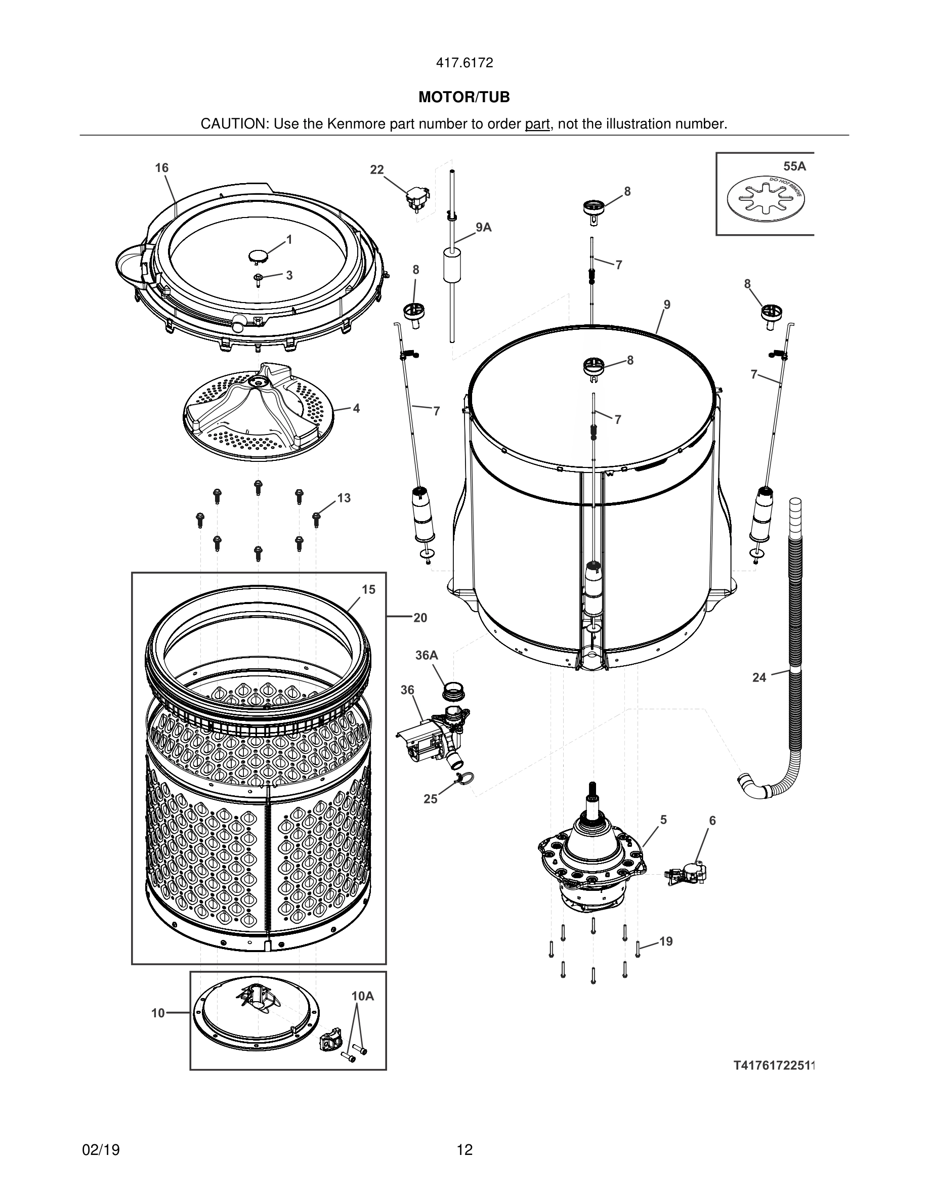 13 - MOTOR/TUB
