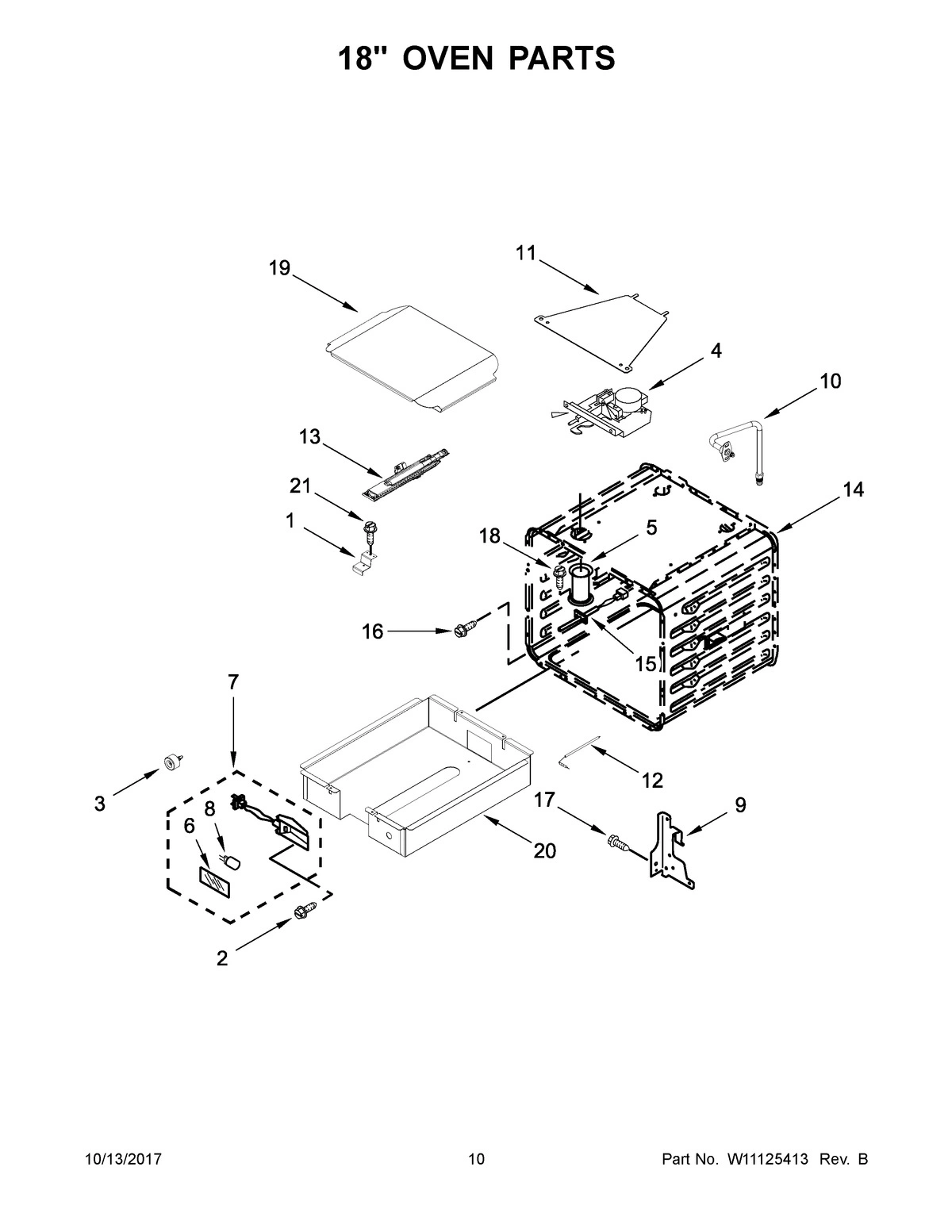 06 - 18" OVEN PARTS