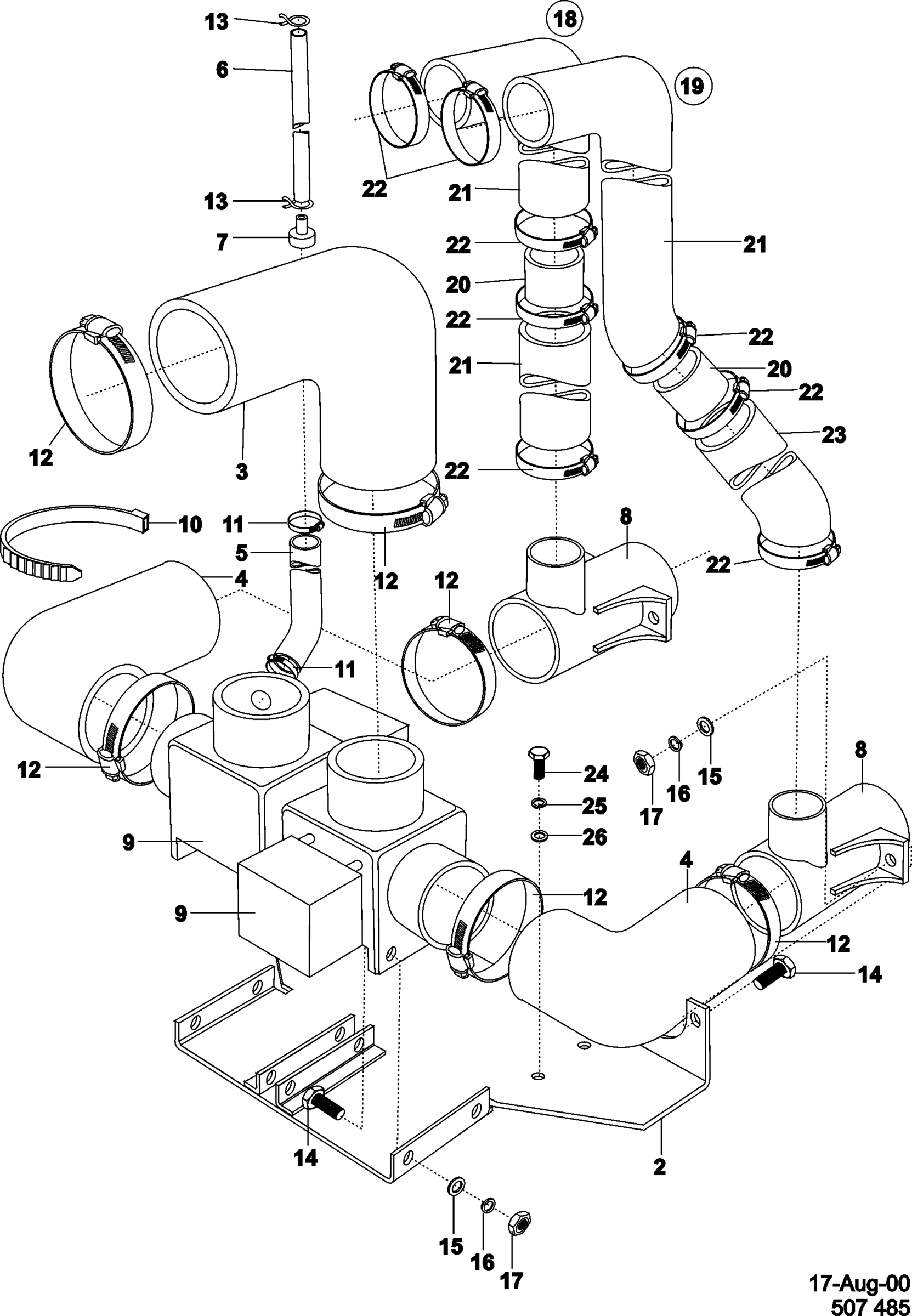 17 - DRAIN SYSTEM 80LB