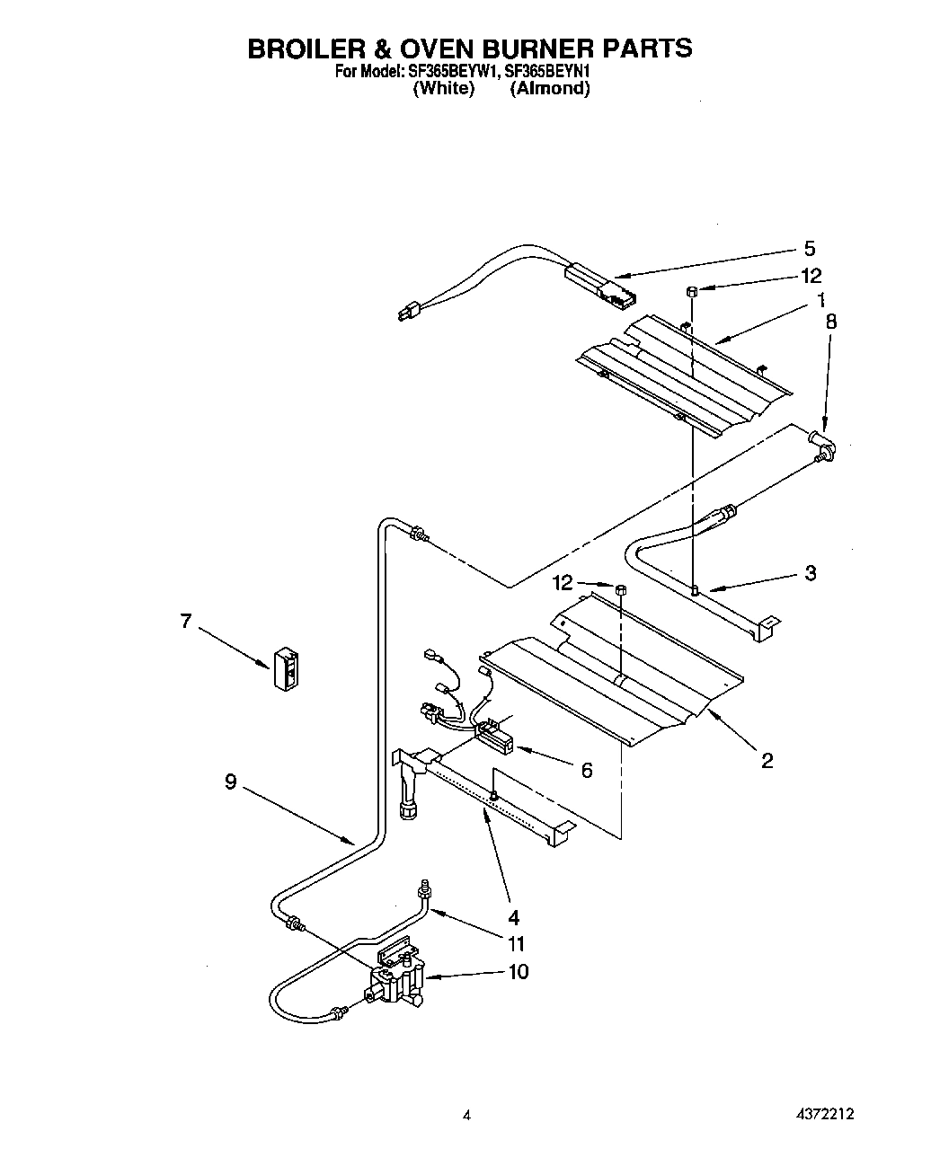 04 - BROILER AND OVEN BURNER